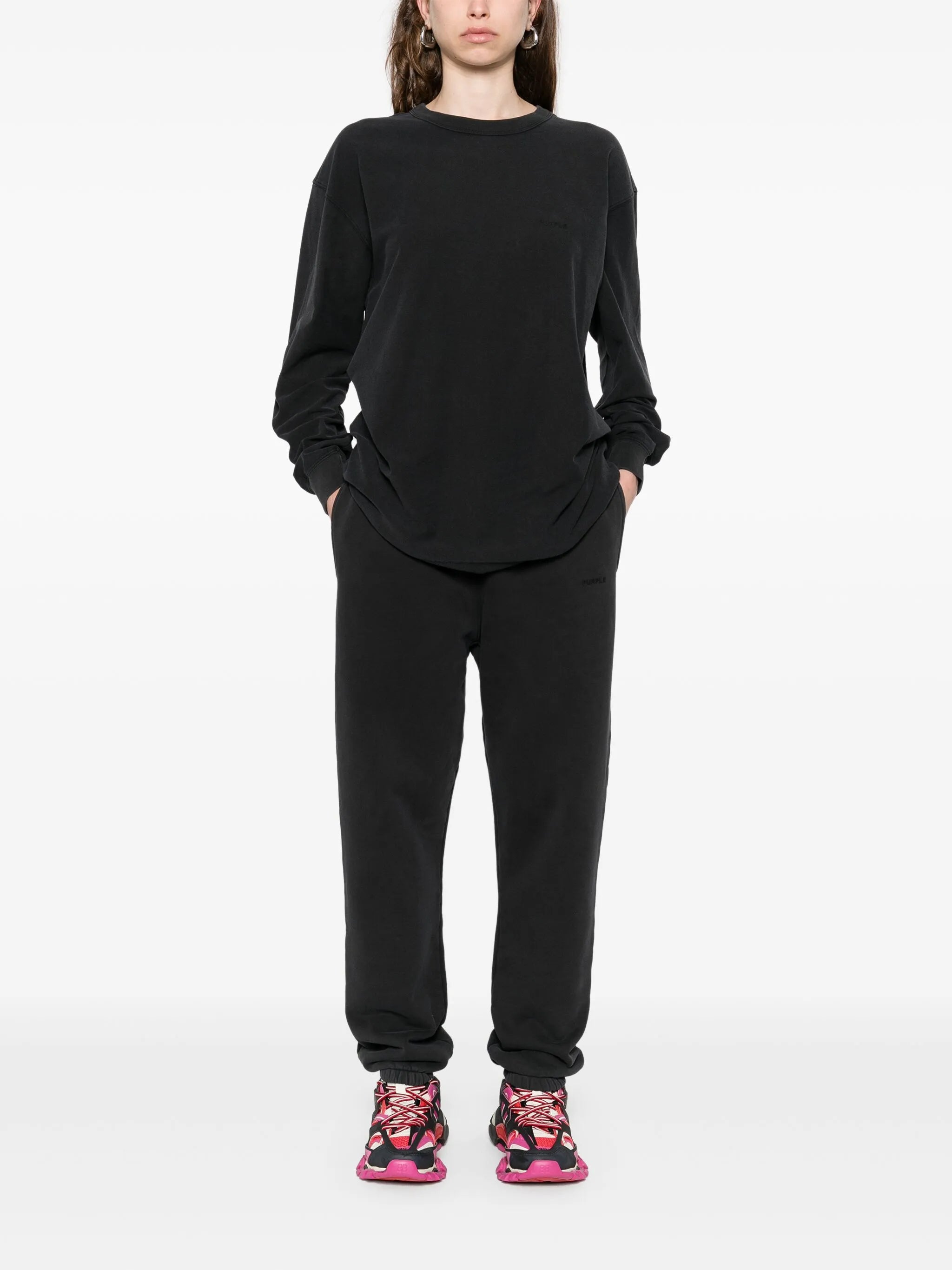 cotton track pants