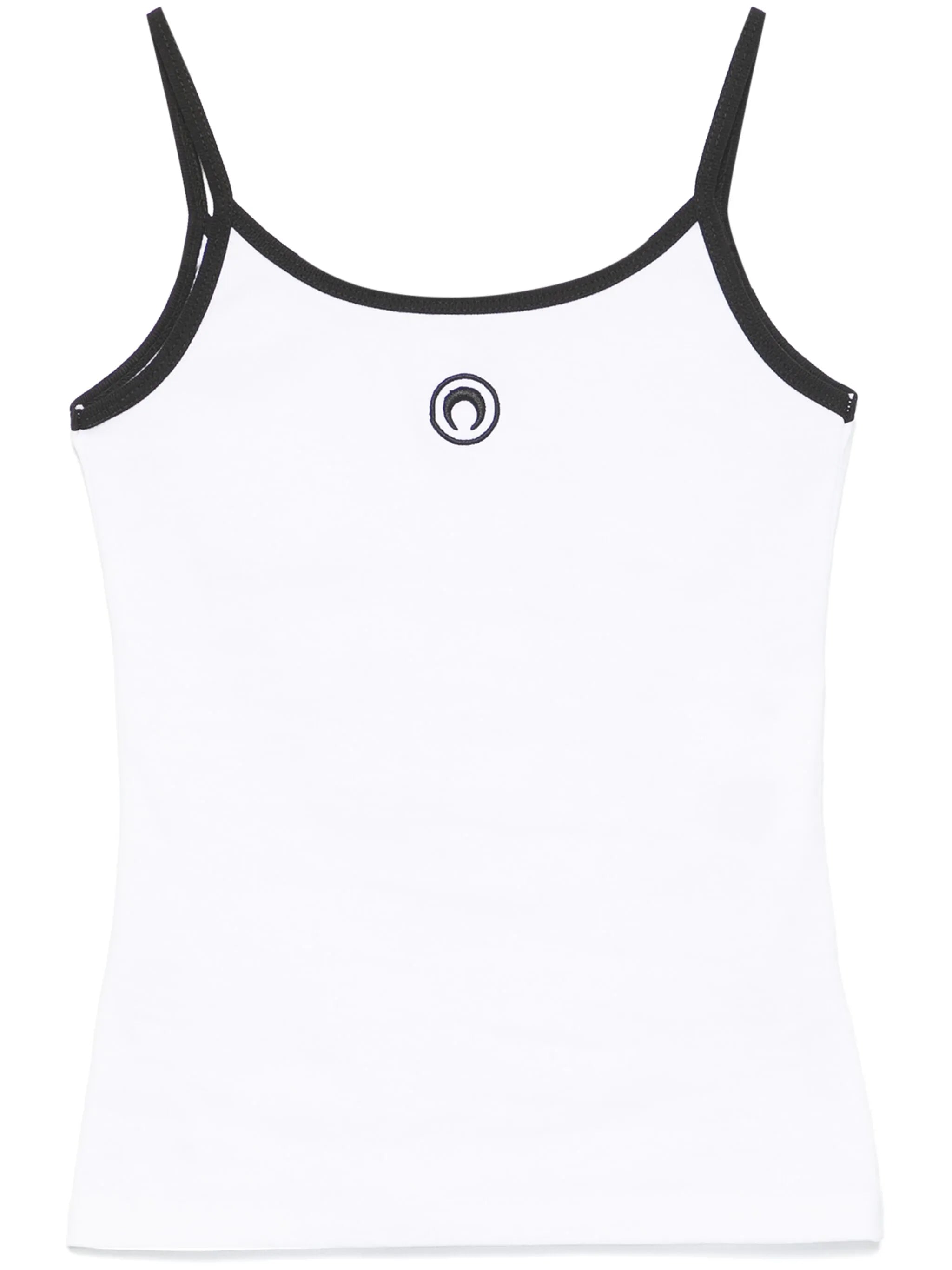 Moon-logo ribbed top