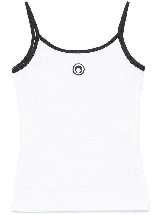 Moon Logo Ribbed tank top