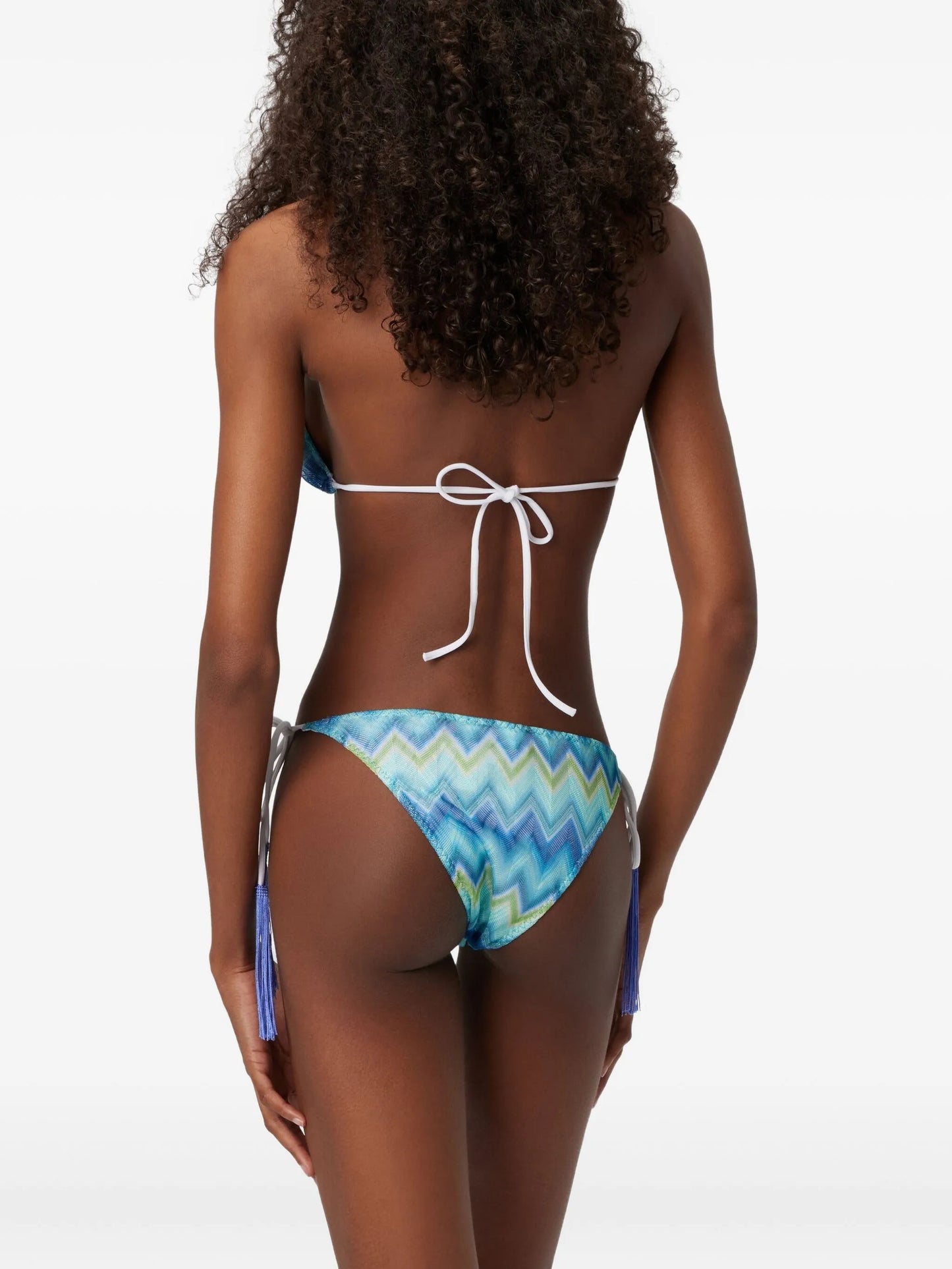 zigzag-motif bikini set