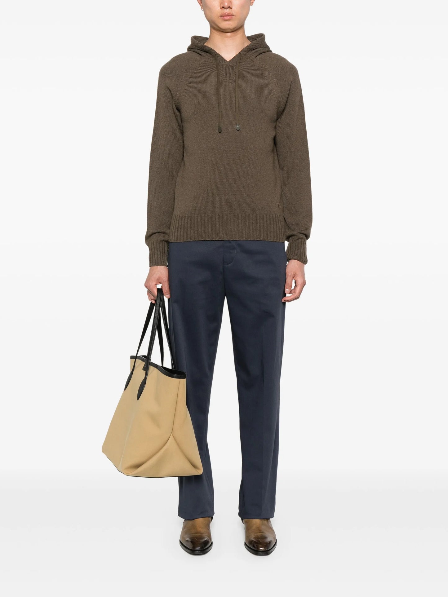 seamless cashmere hoodie