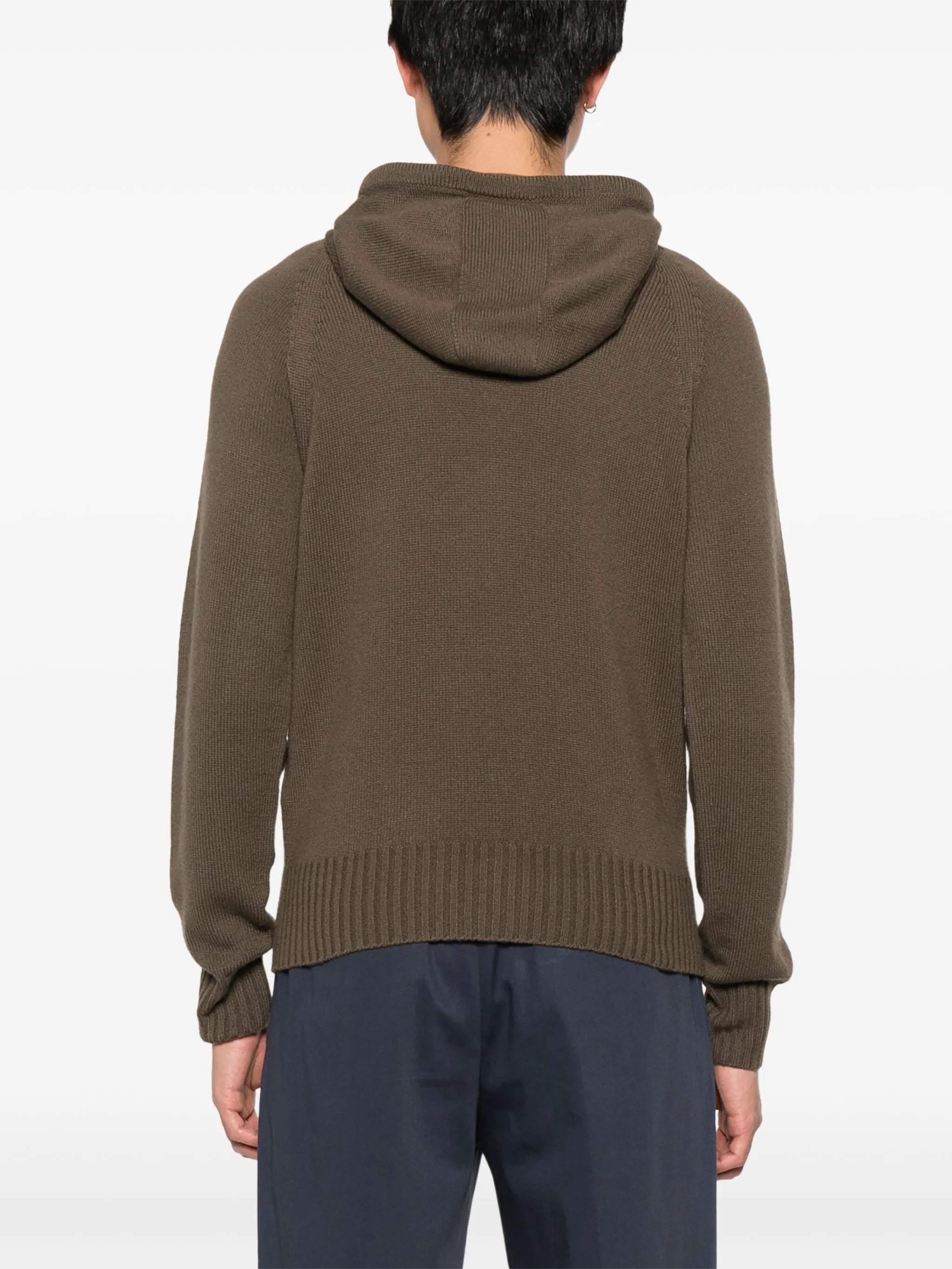 seamless cashmere hoodie