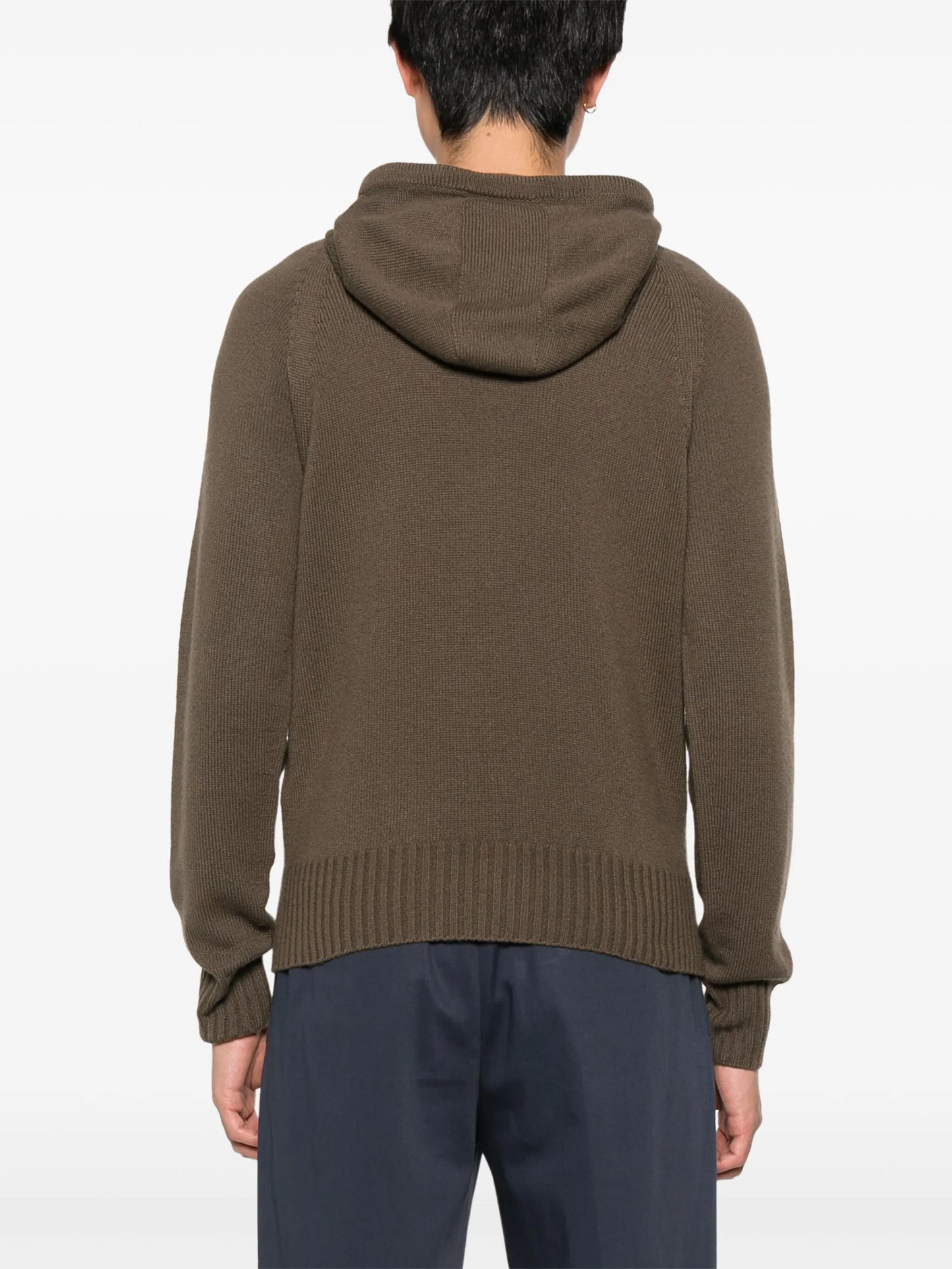 seamless cashmere hoodie