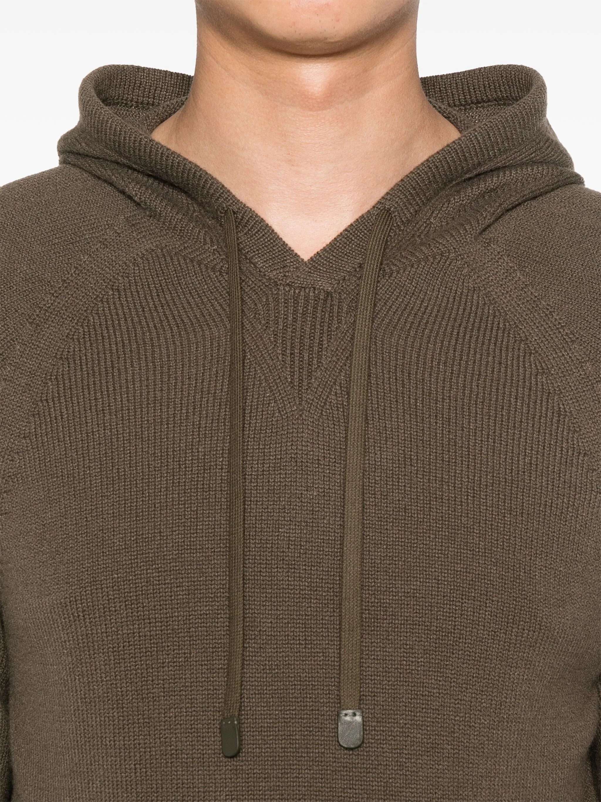 seamless cashmere hoodie
