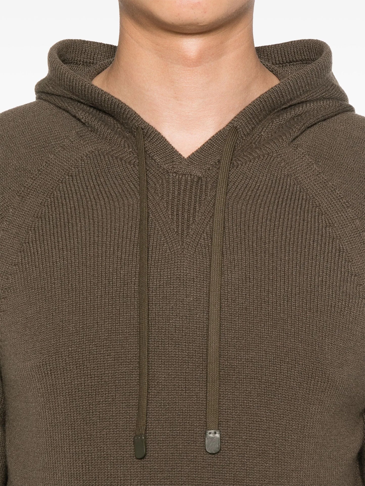 seamless cashmere hoodie
