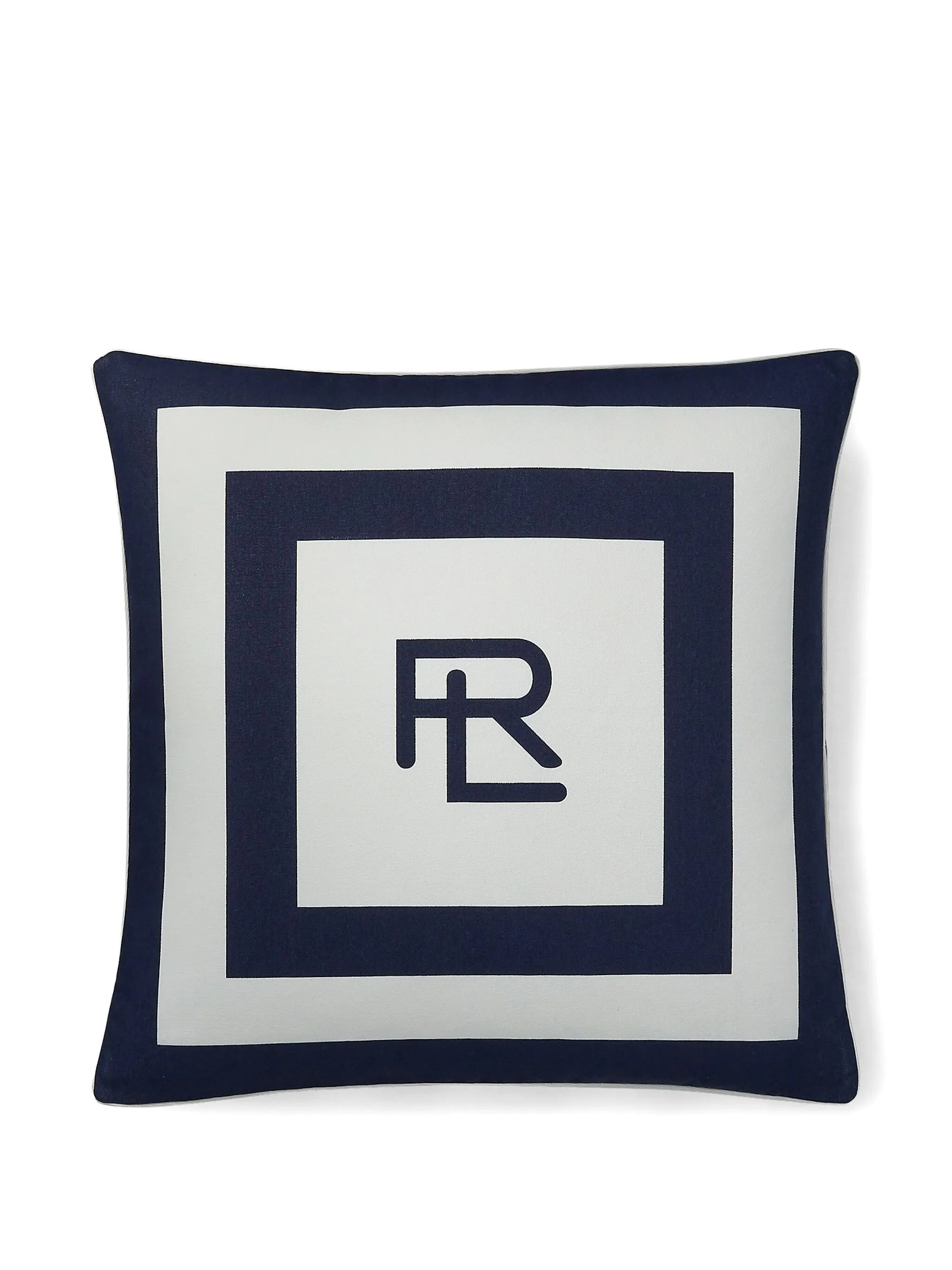 Holton striped logo cushion (56cm x 56cm)