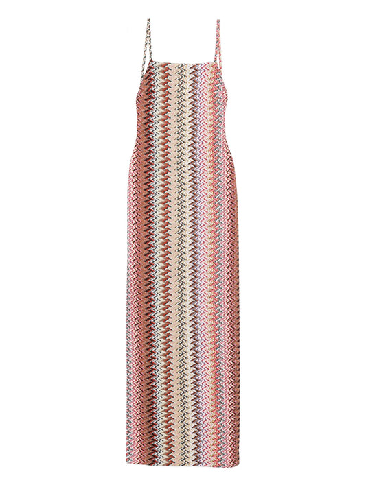 open-back maxi dress
