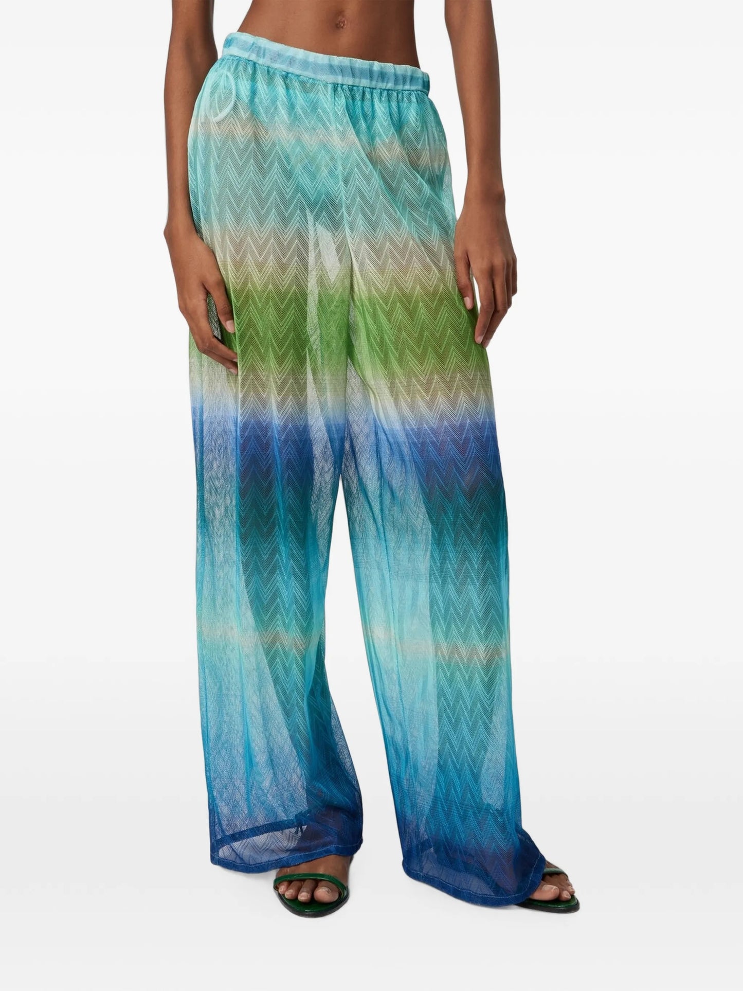 gradient-effect pants