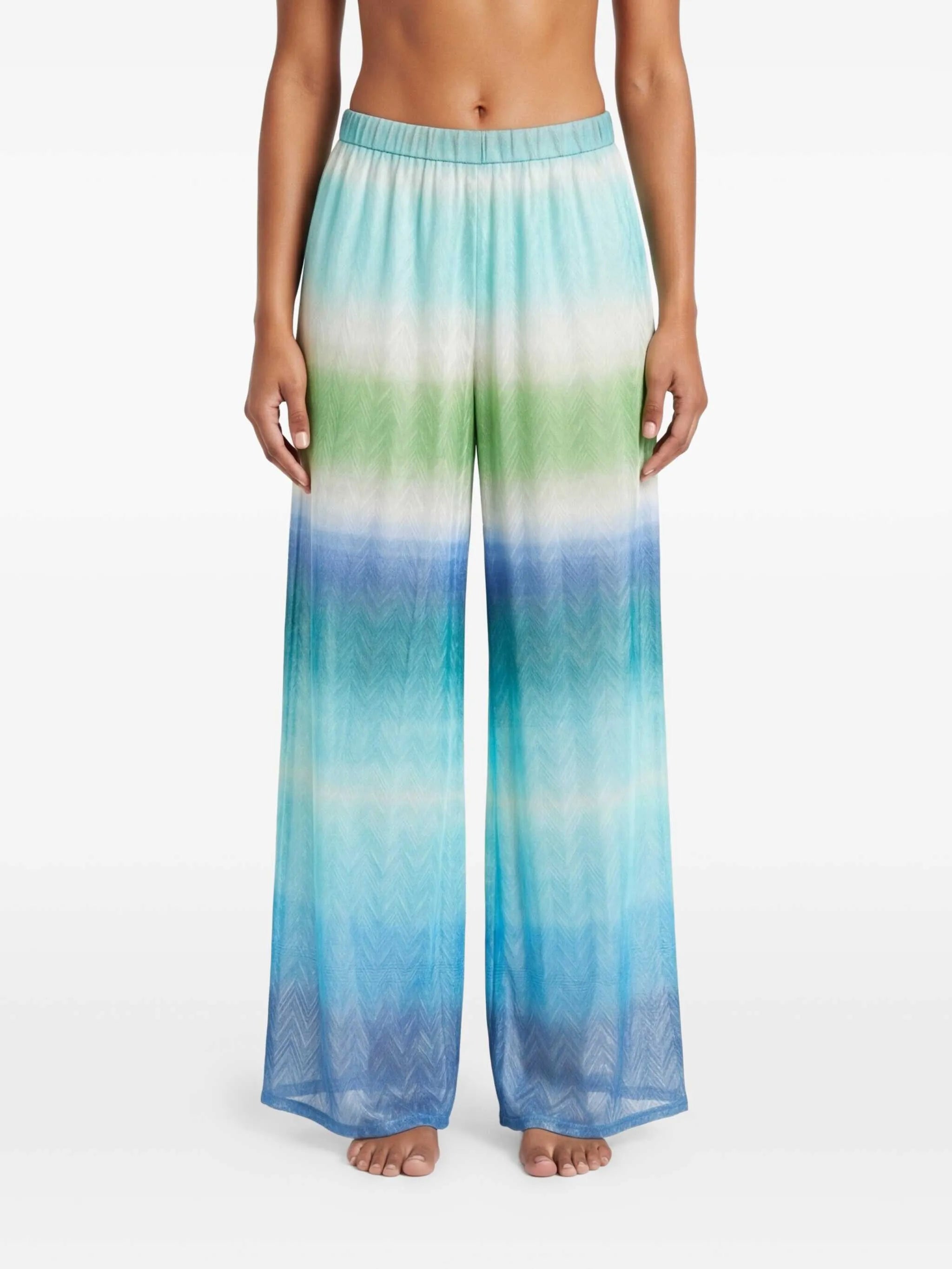 gradient-effect pants