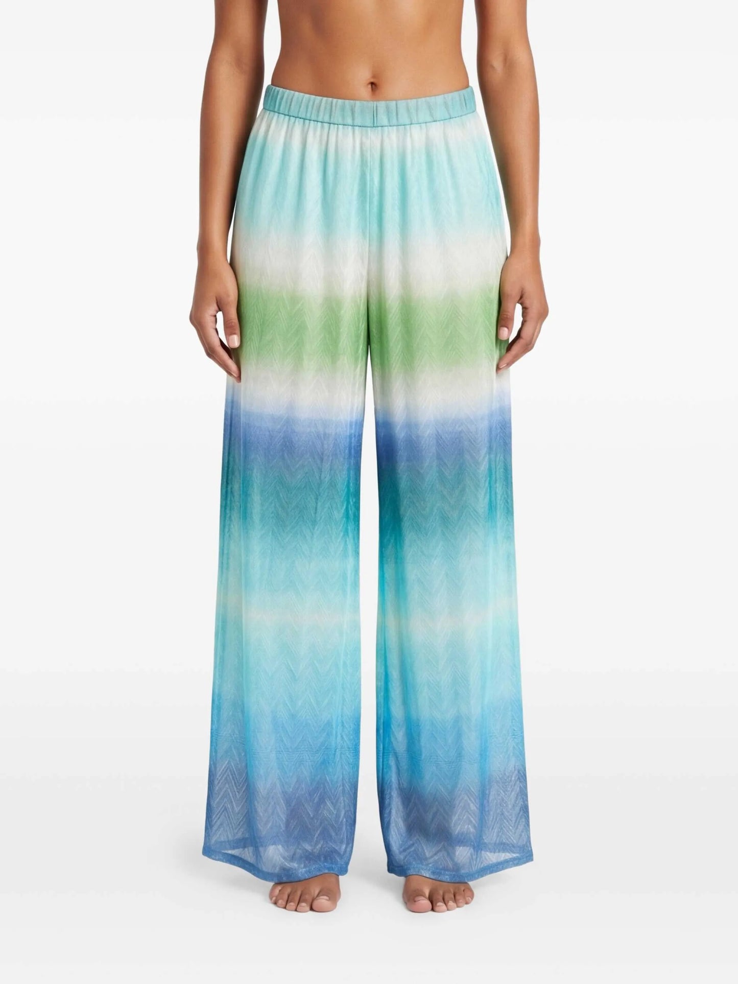 gradient-effect pants