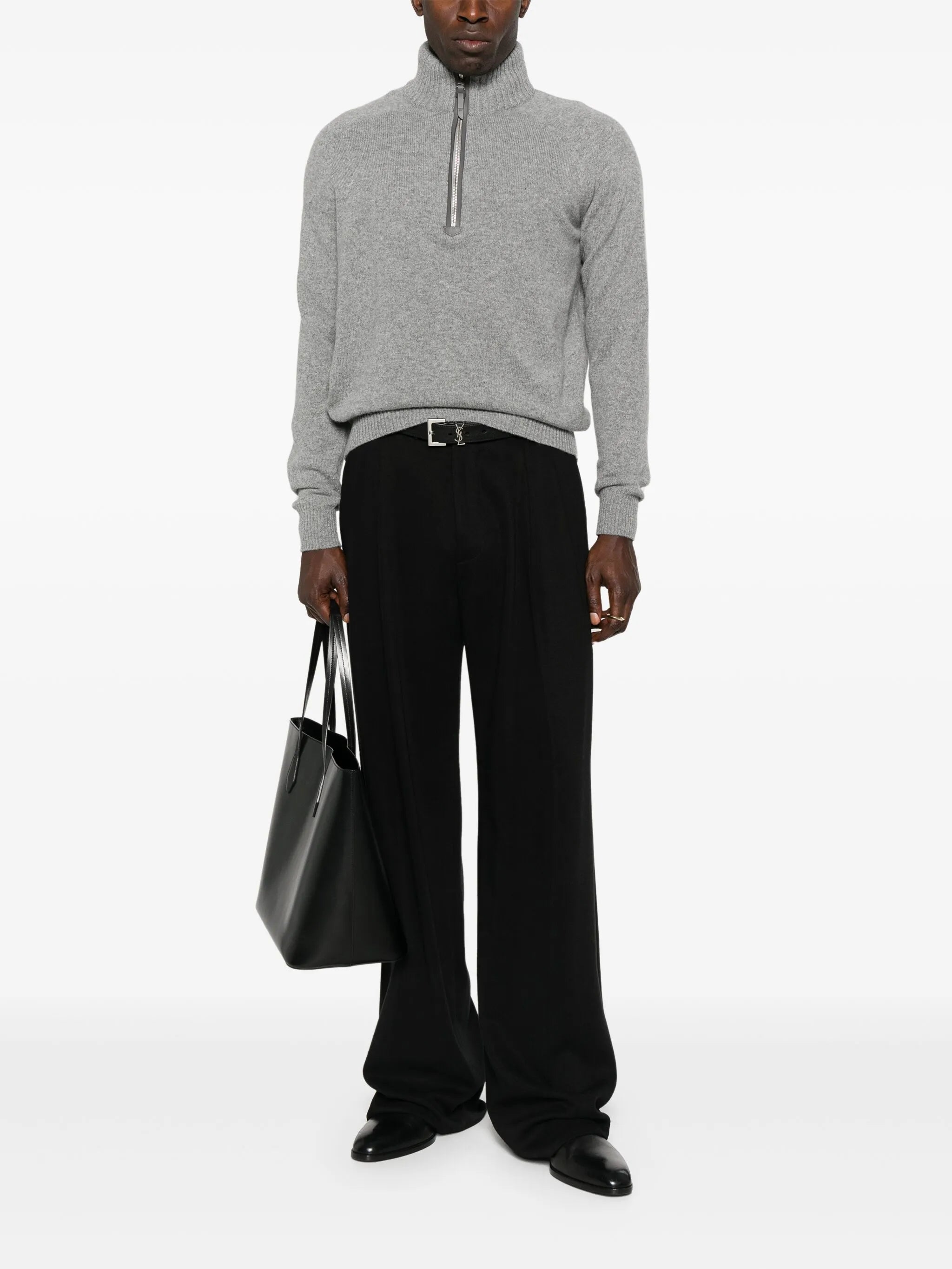 half-zip sweater