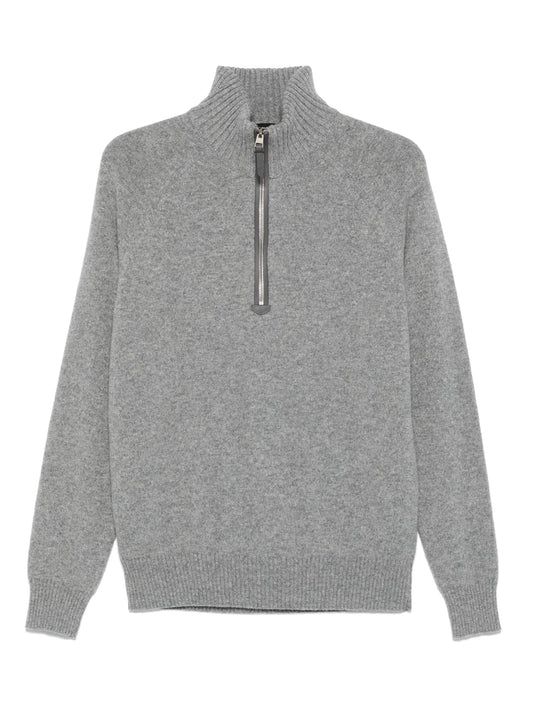 half-zip sweater
