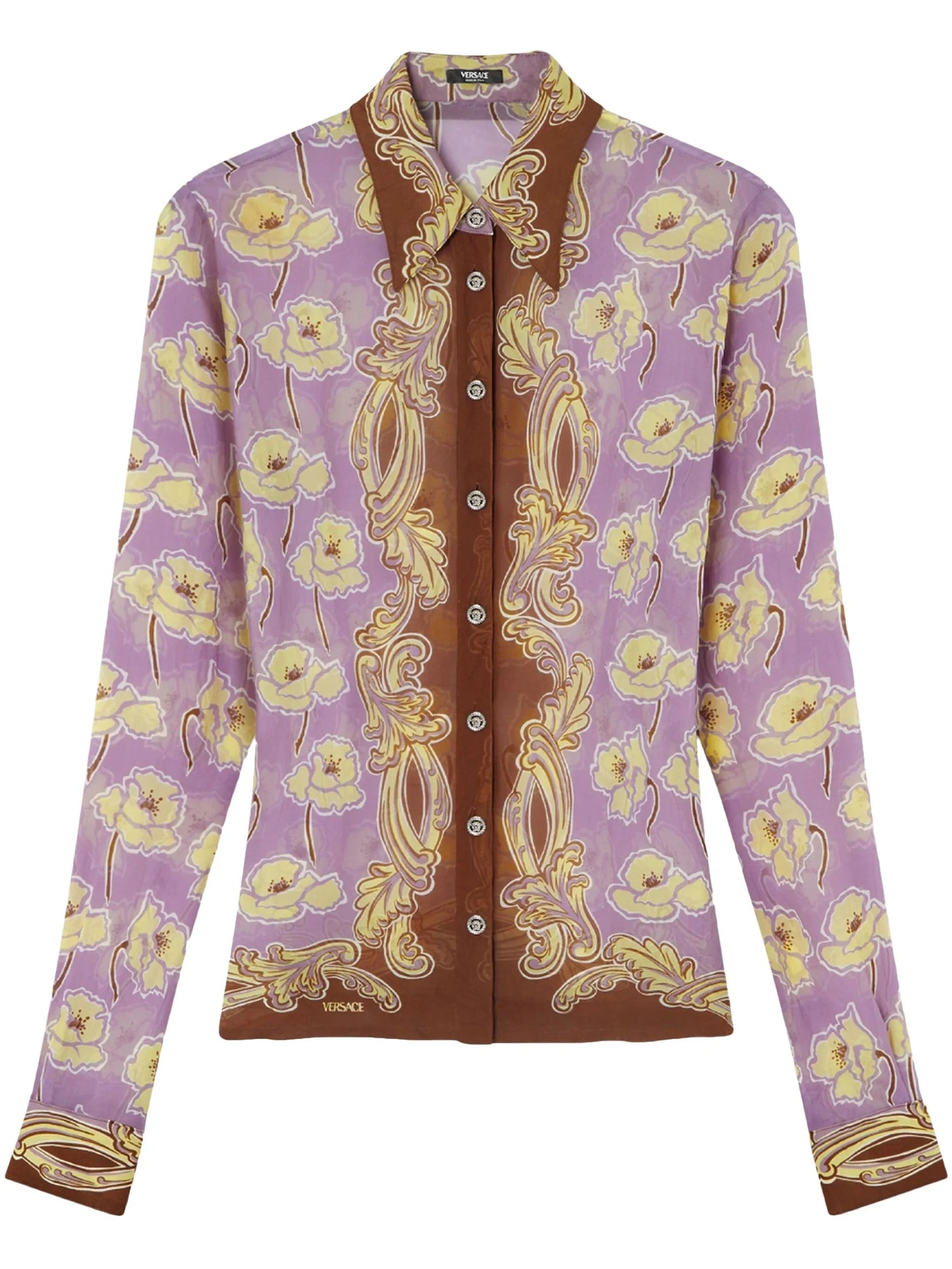 Poppies foulard shirt