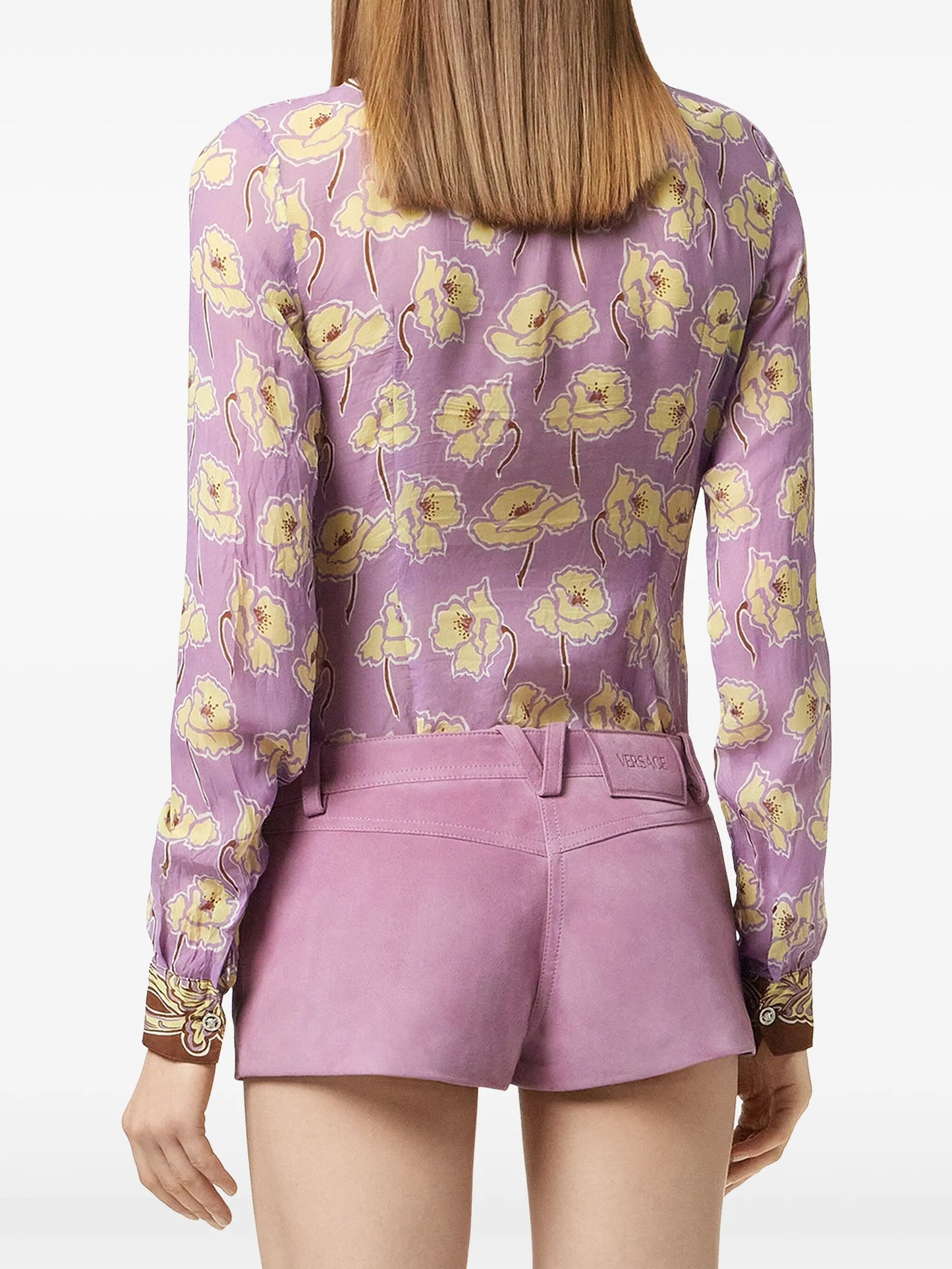 Poppies foulard shirt