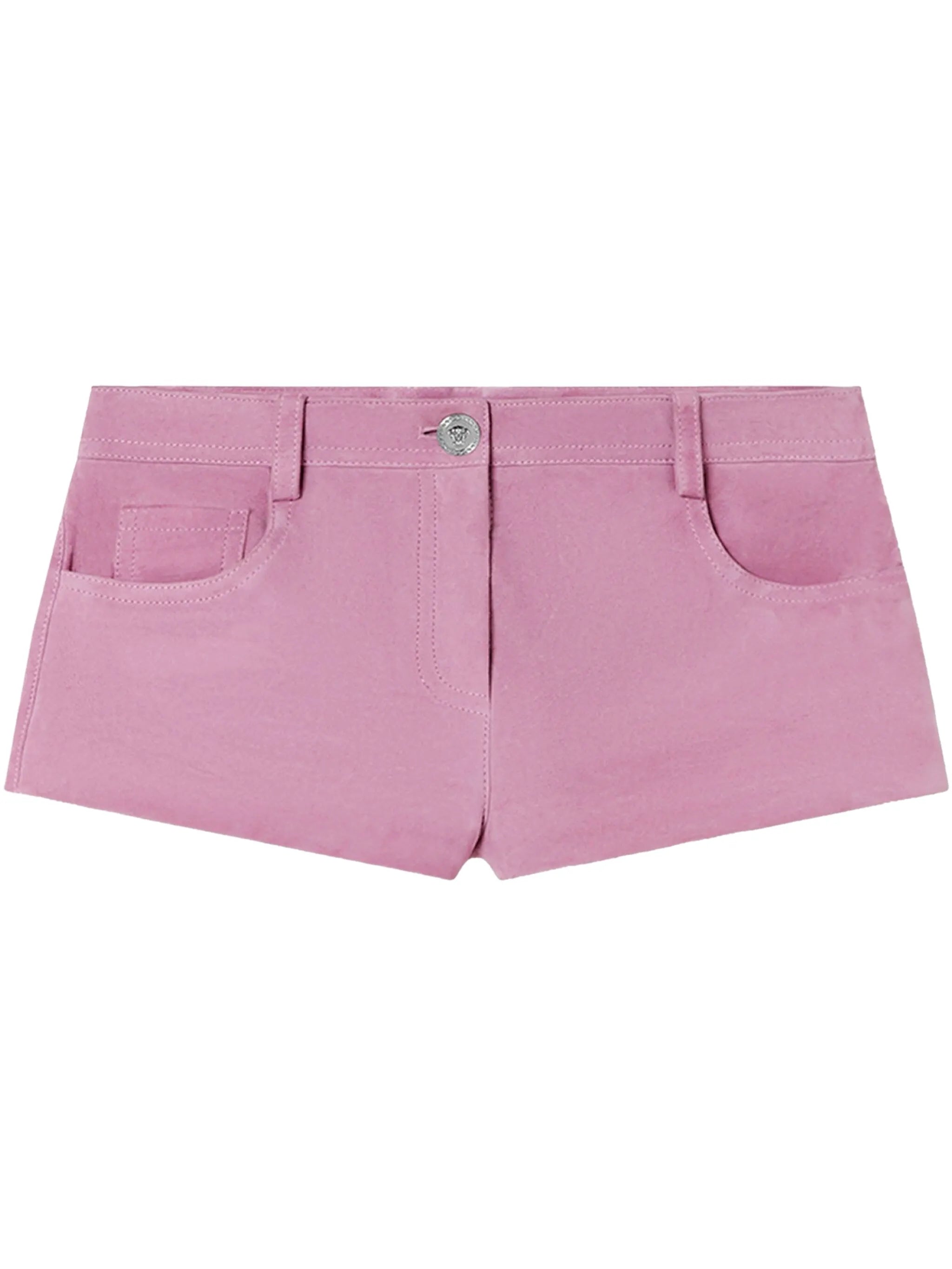 suede mini shorts