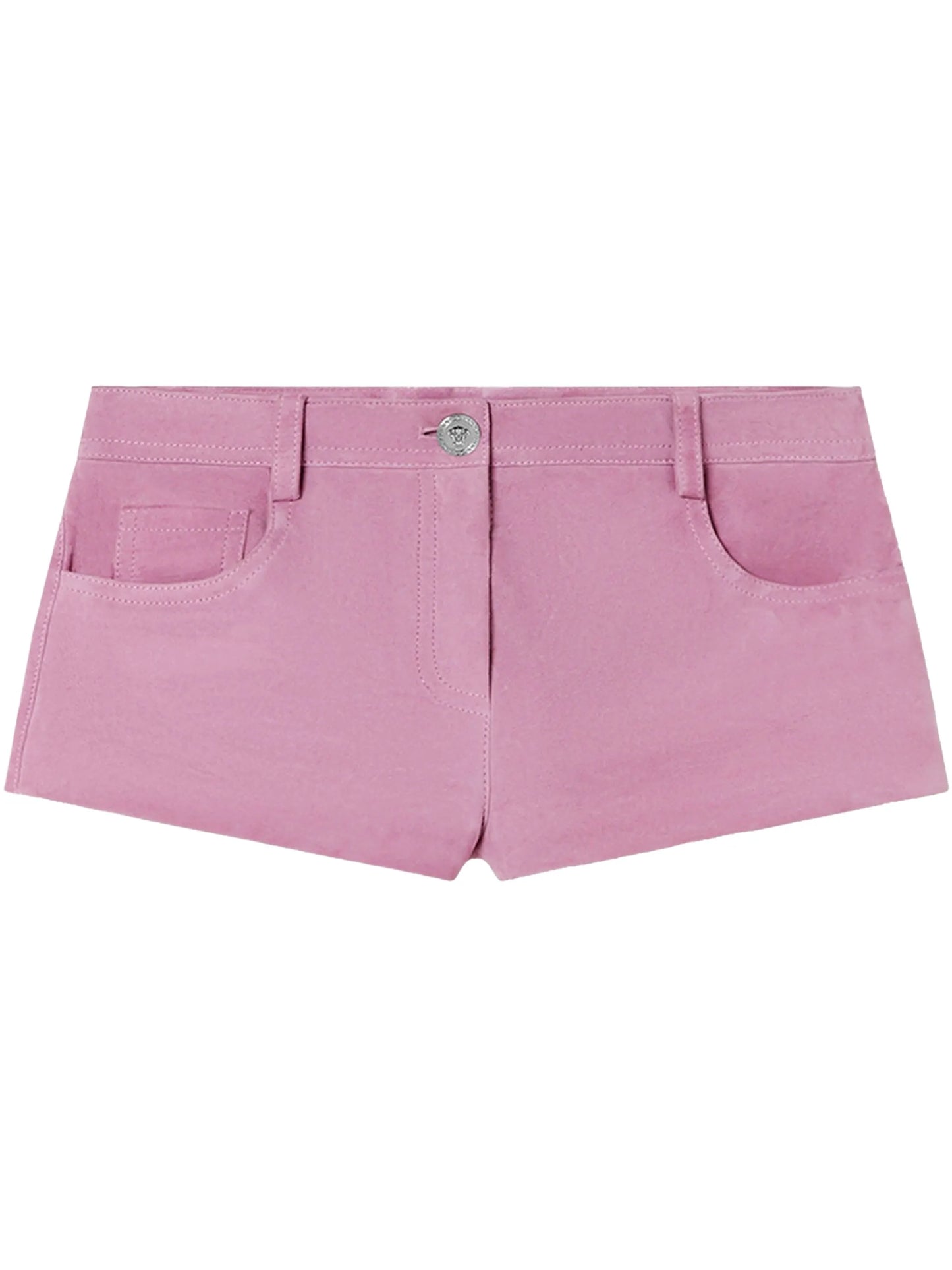 suede mini shorts