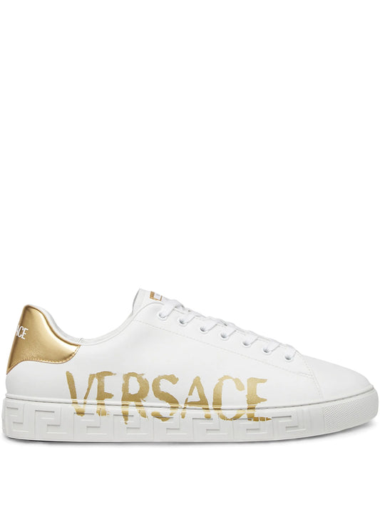 Greca logo-print sneakers