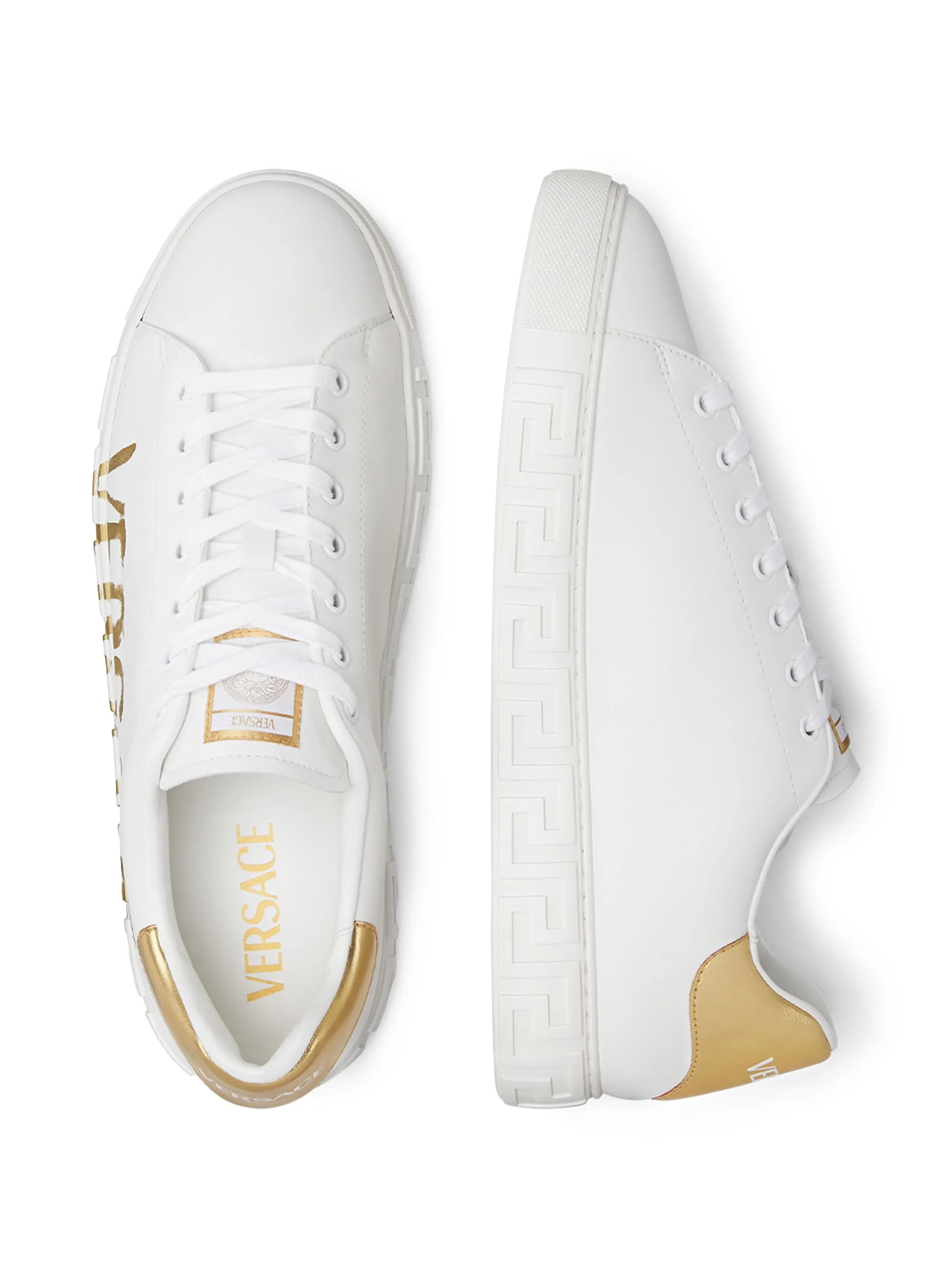 Greca logo-print sneakers