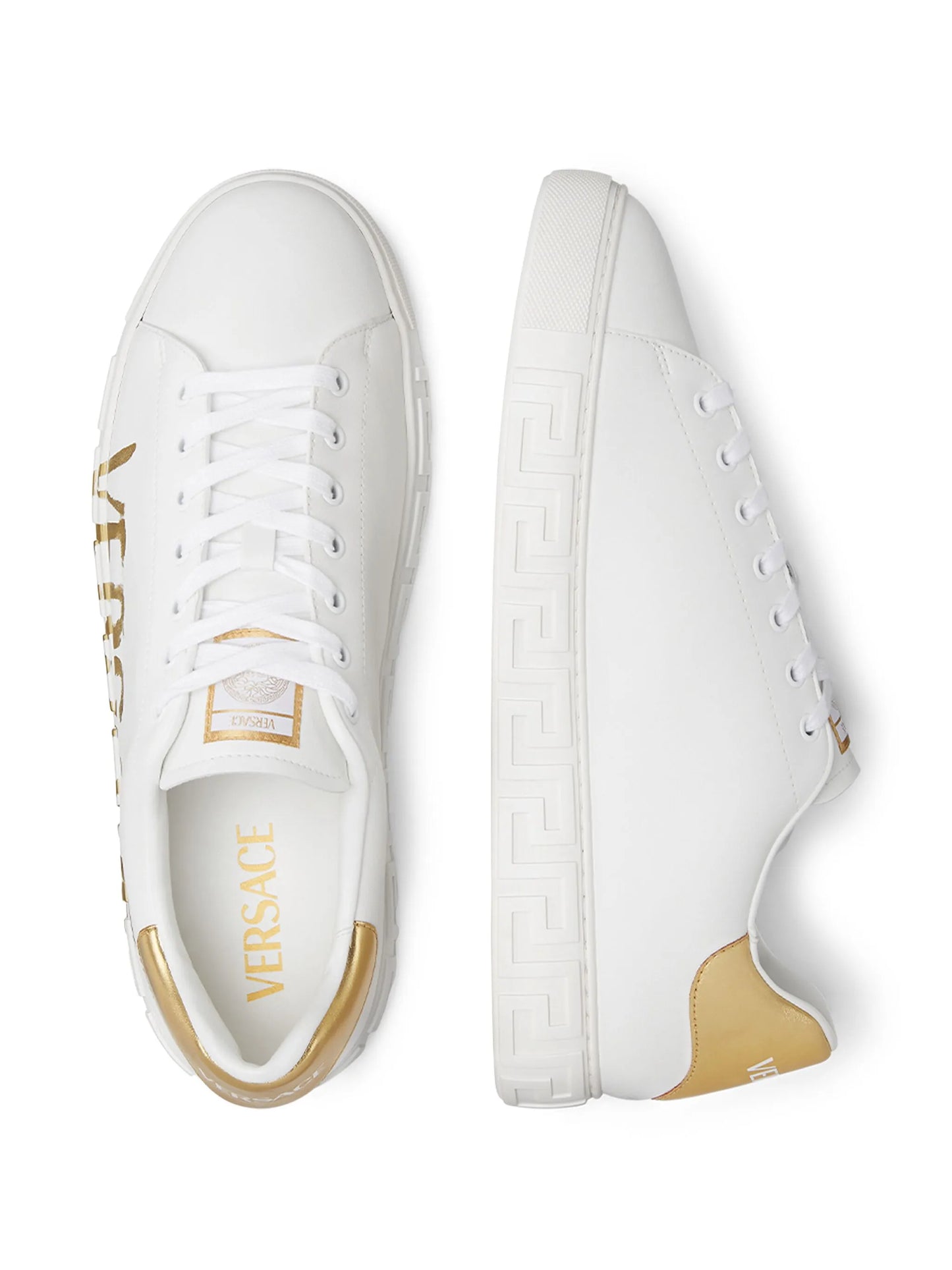 Greca logo-print sneakers