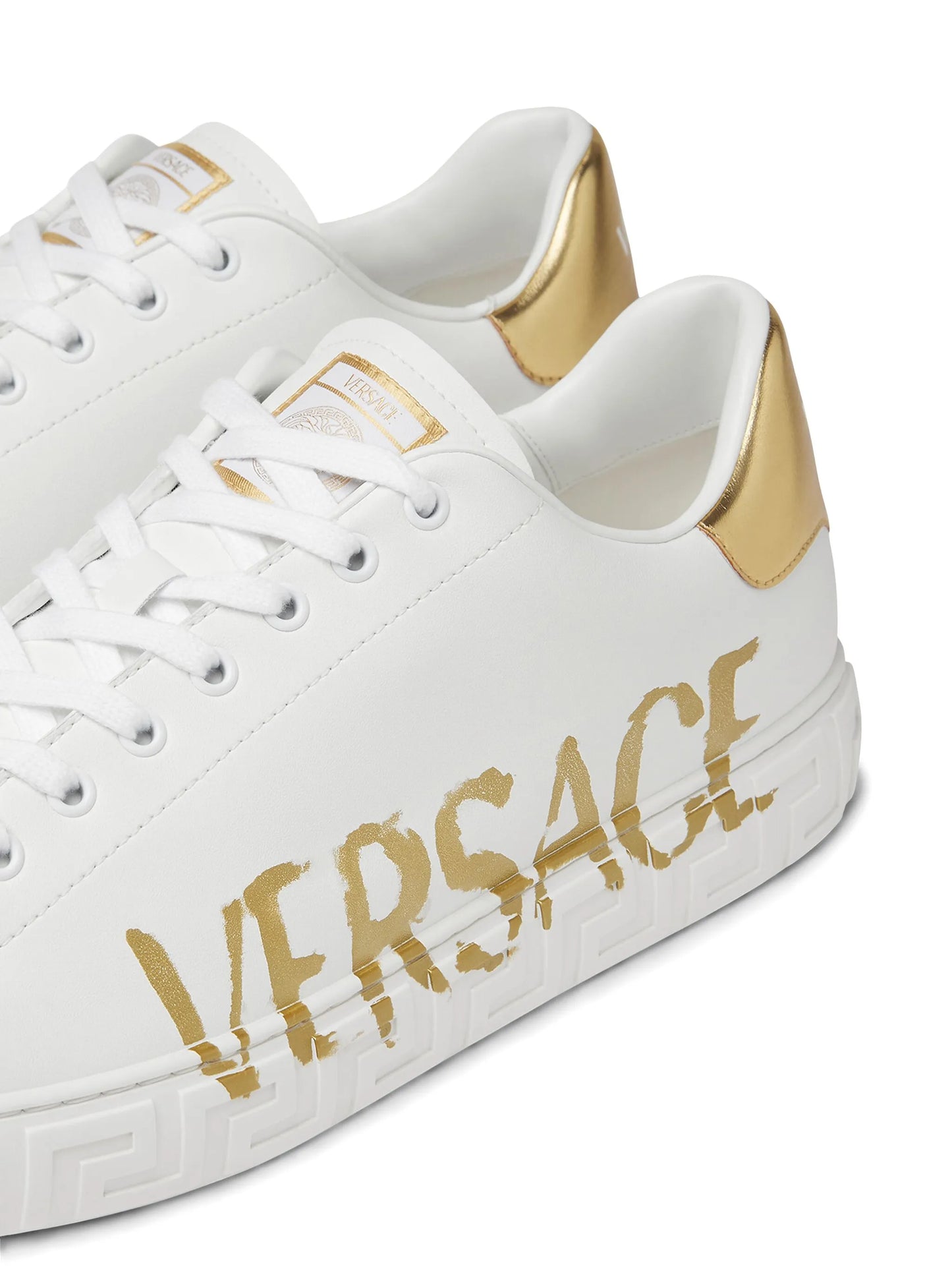 Greca logo-print sneakers