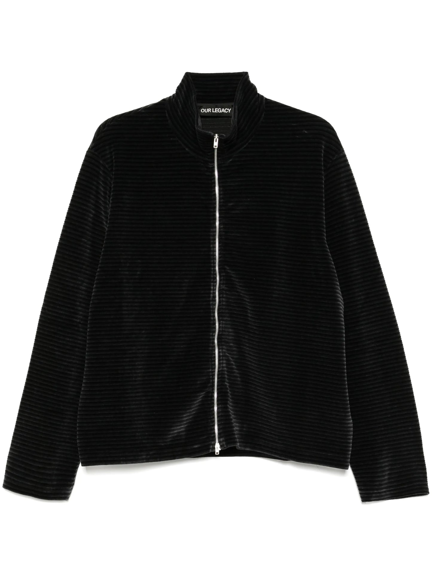 Shrunken full-zip jacket