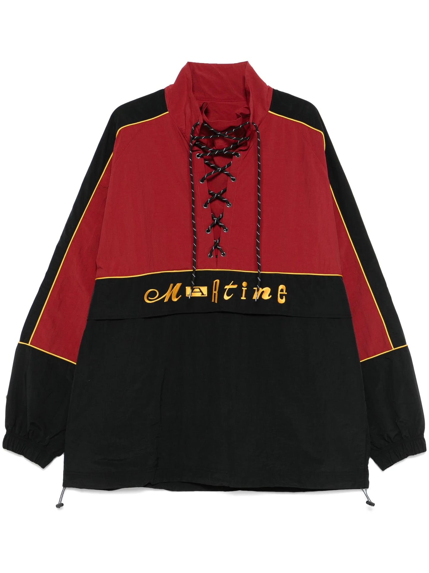 lace-up windbreaker