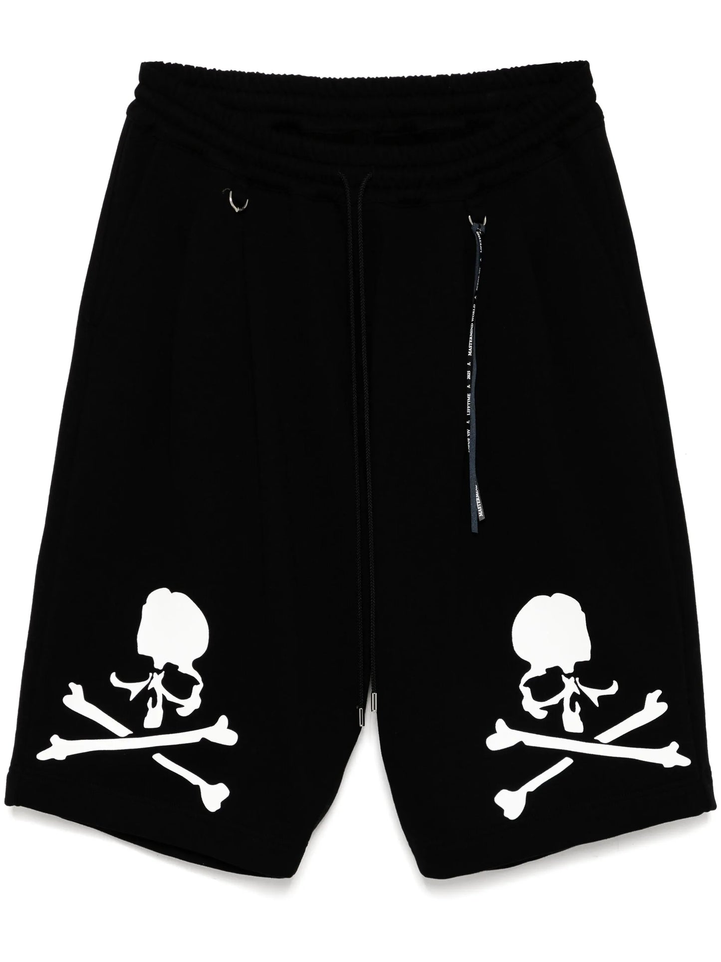 logo-print shorts
