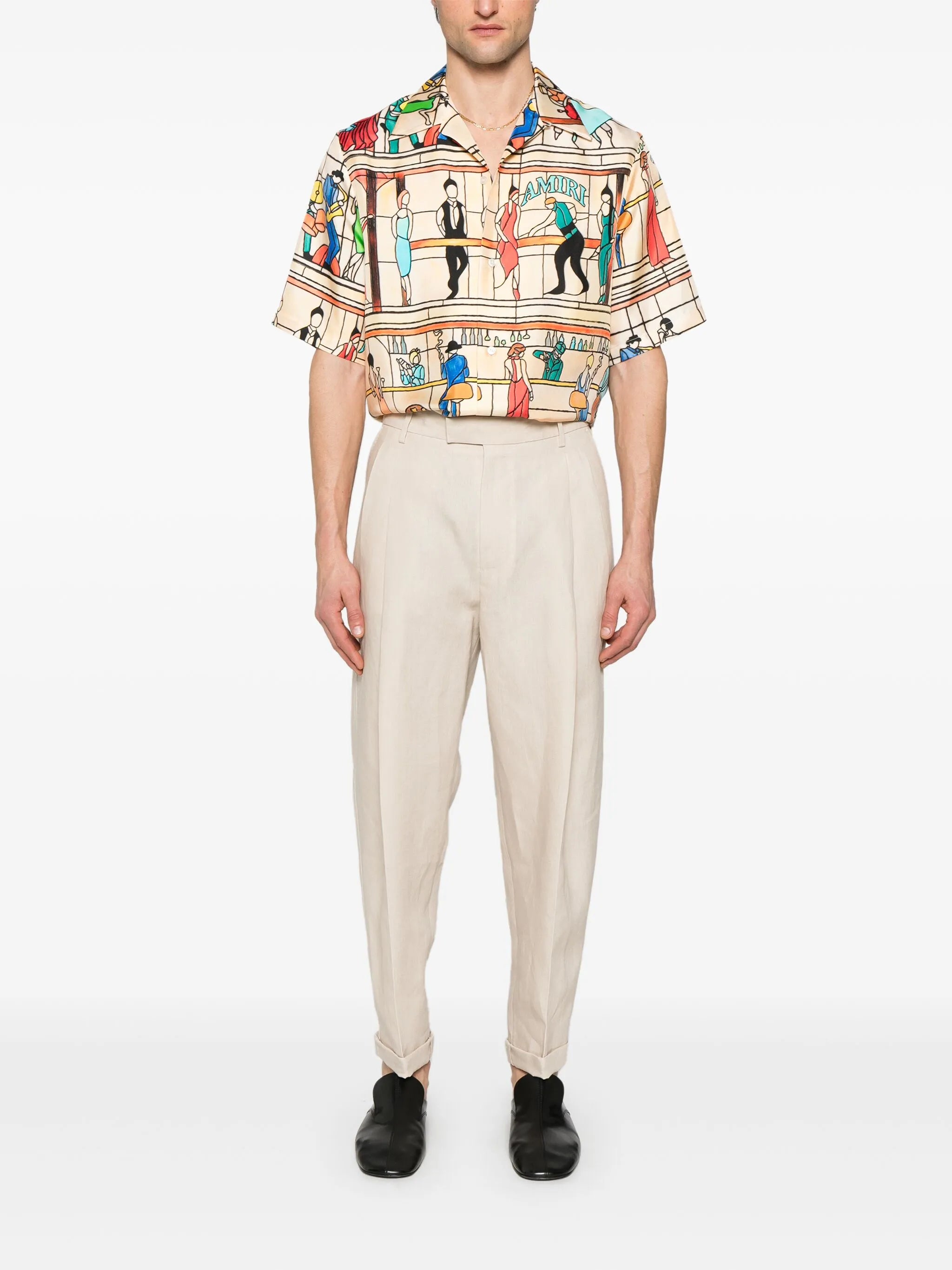 linen trousers