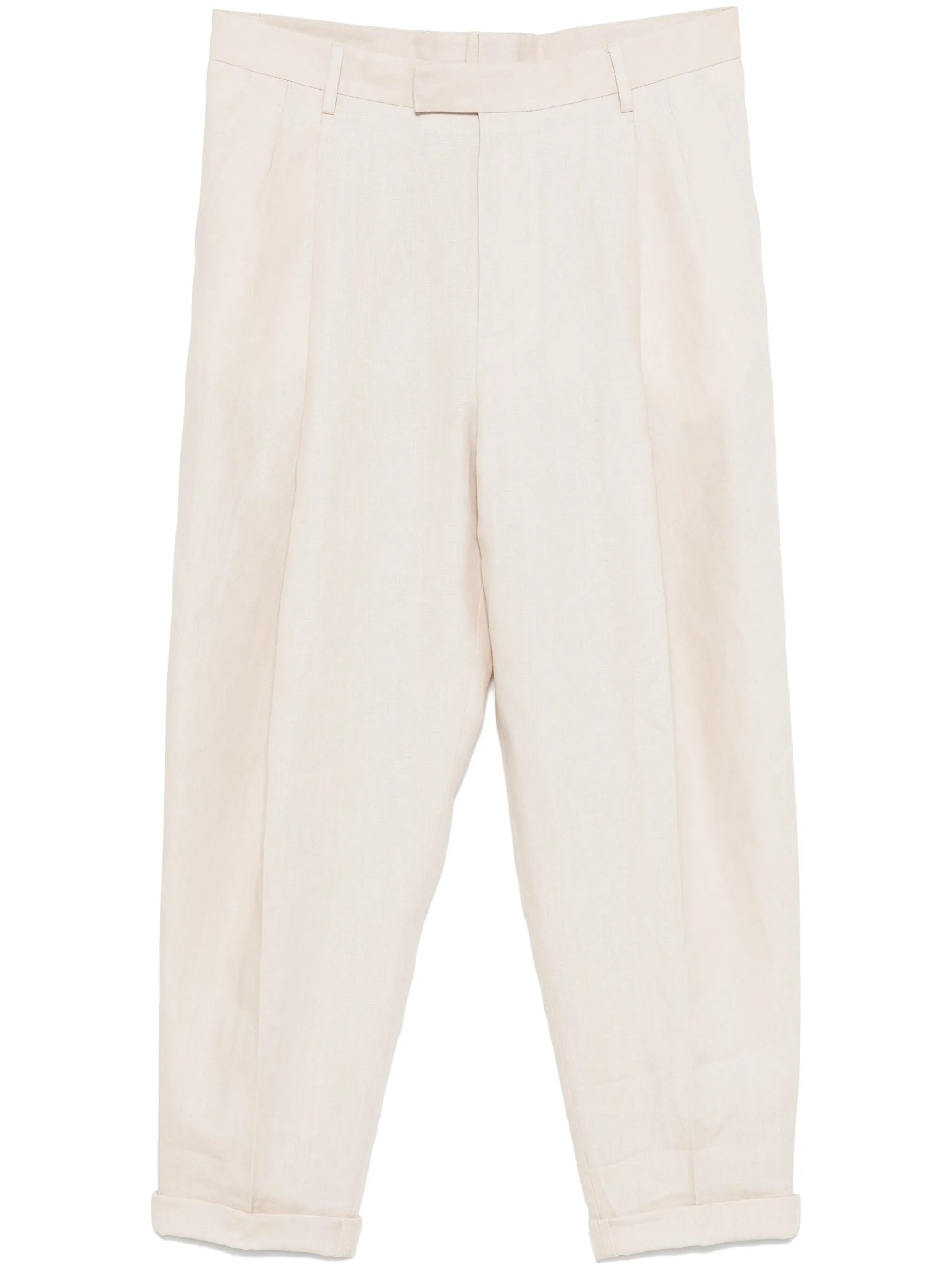 linen trousers