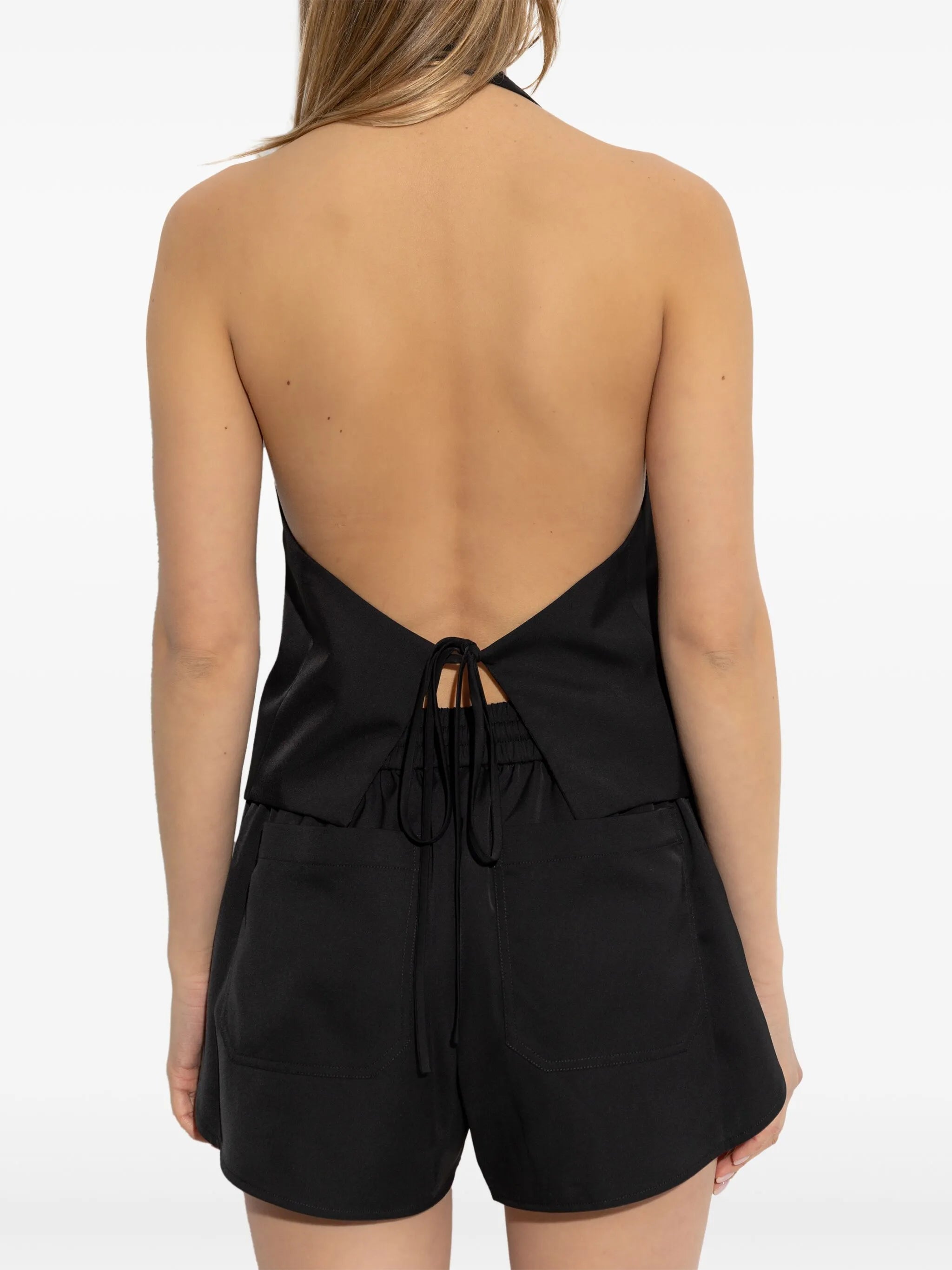 halterneck tank top