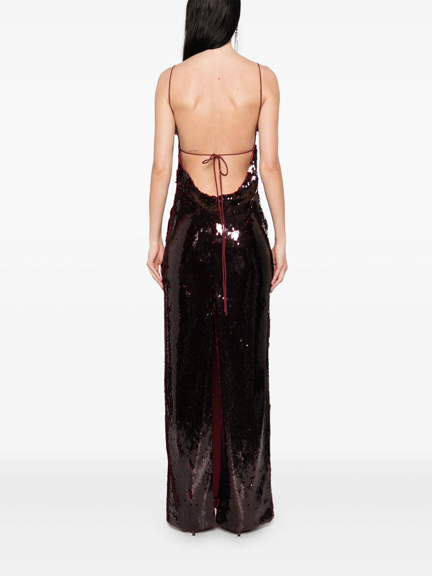 sequinned maxi dress