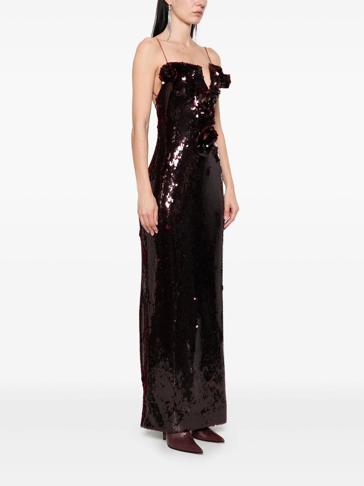 sequinned maxi dress