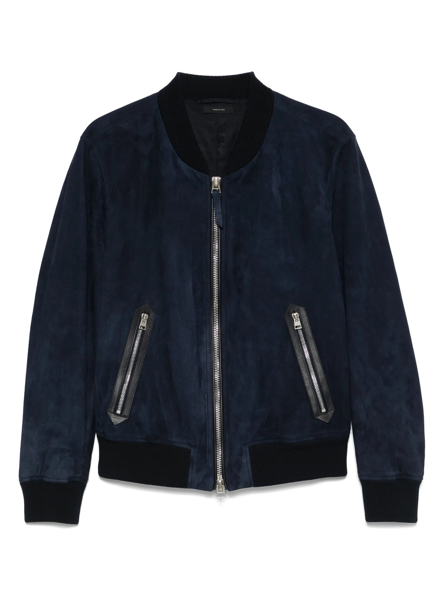 leather bomber jacket