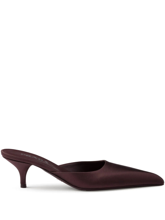 55mm satin mules