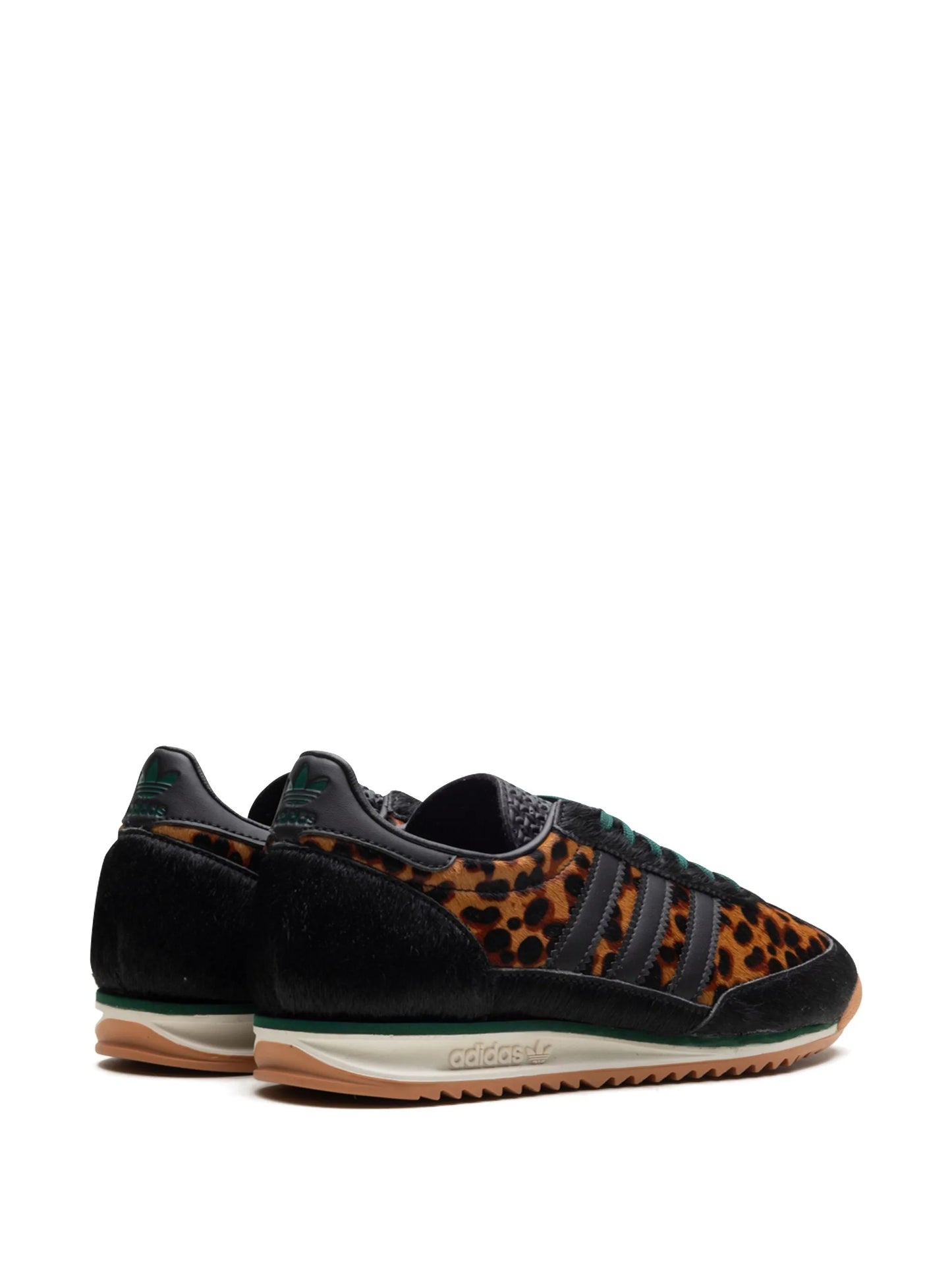 SL 72 "Leopard Print Collegiate Green" sneakers