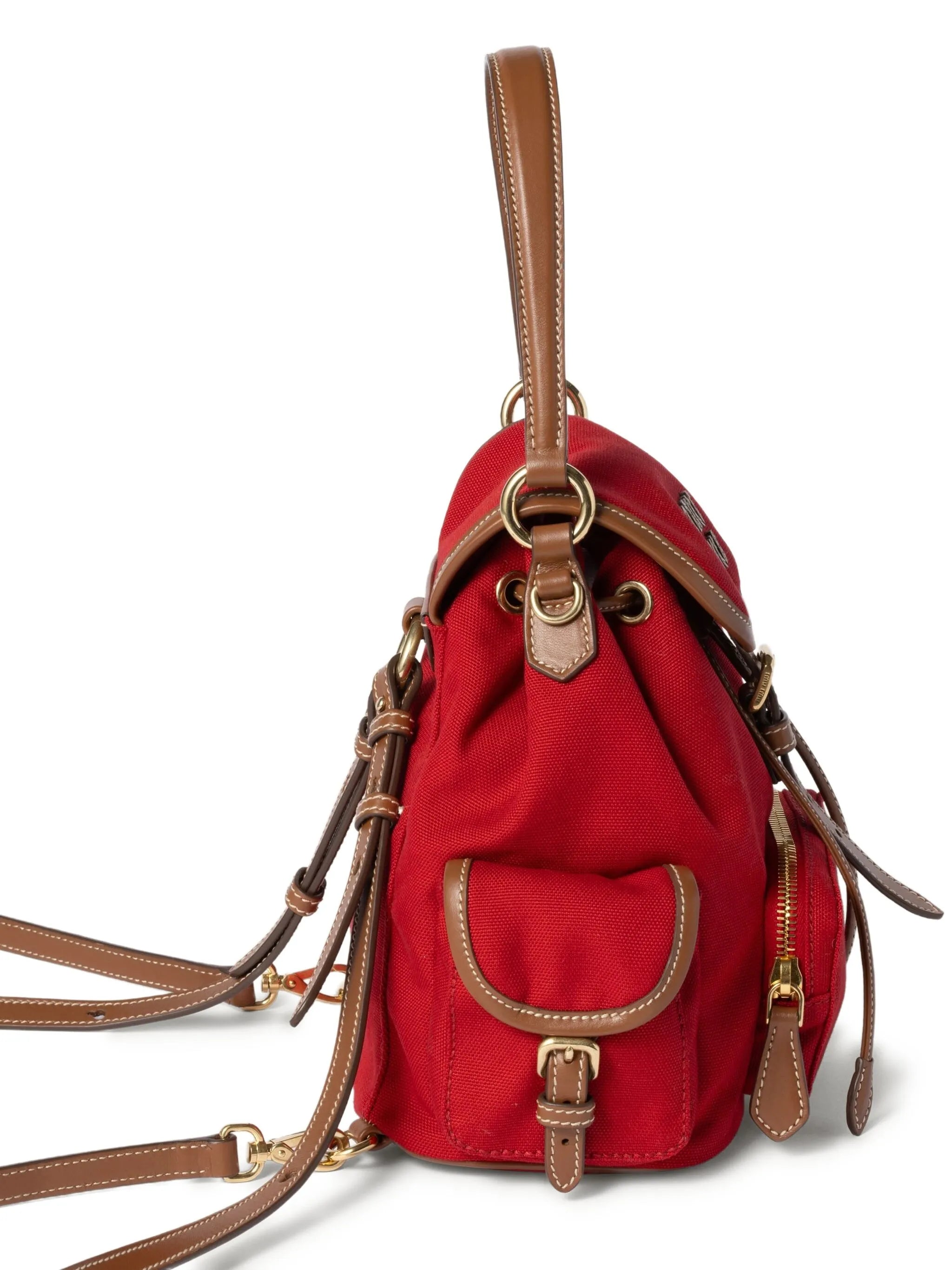 logo-lettering backpack