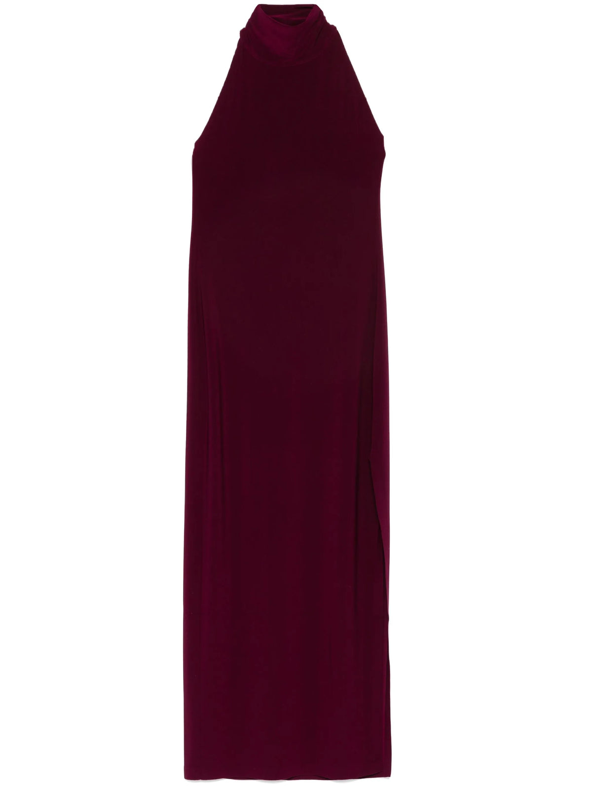 halterneck maxi dress