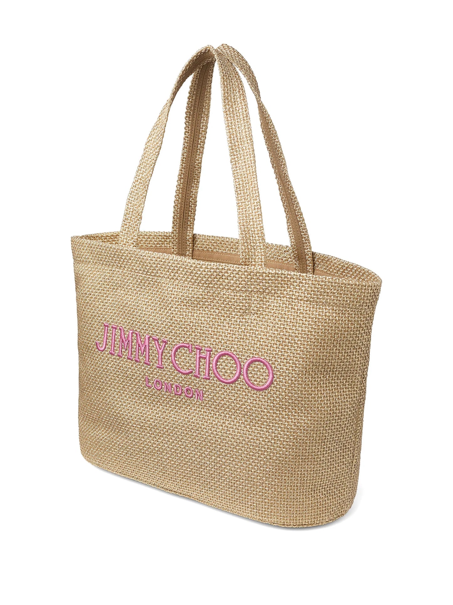 logo-embroidered tote bag