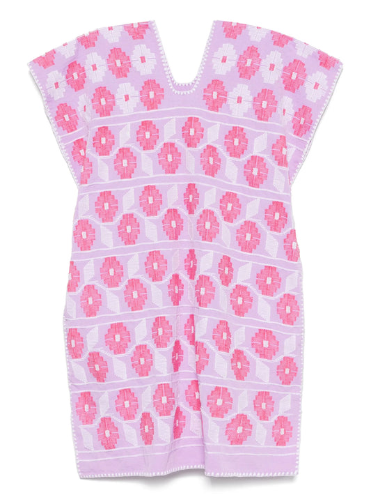 panelled mini dress