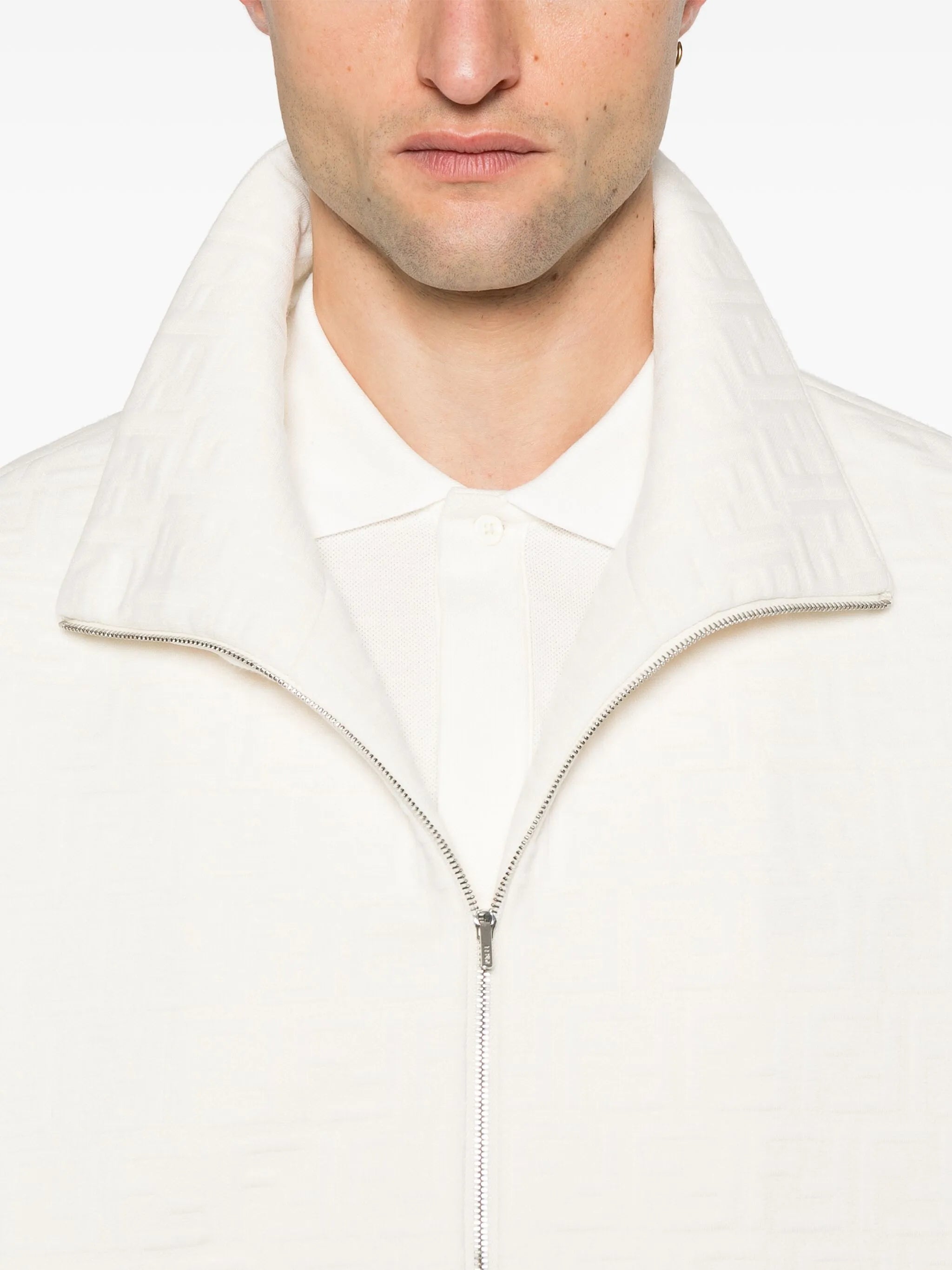 FF-embossed sweatshirt