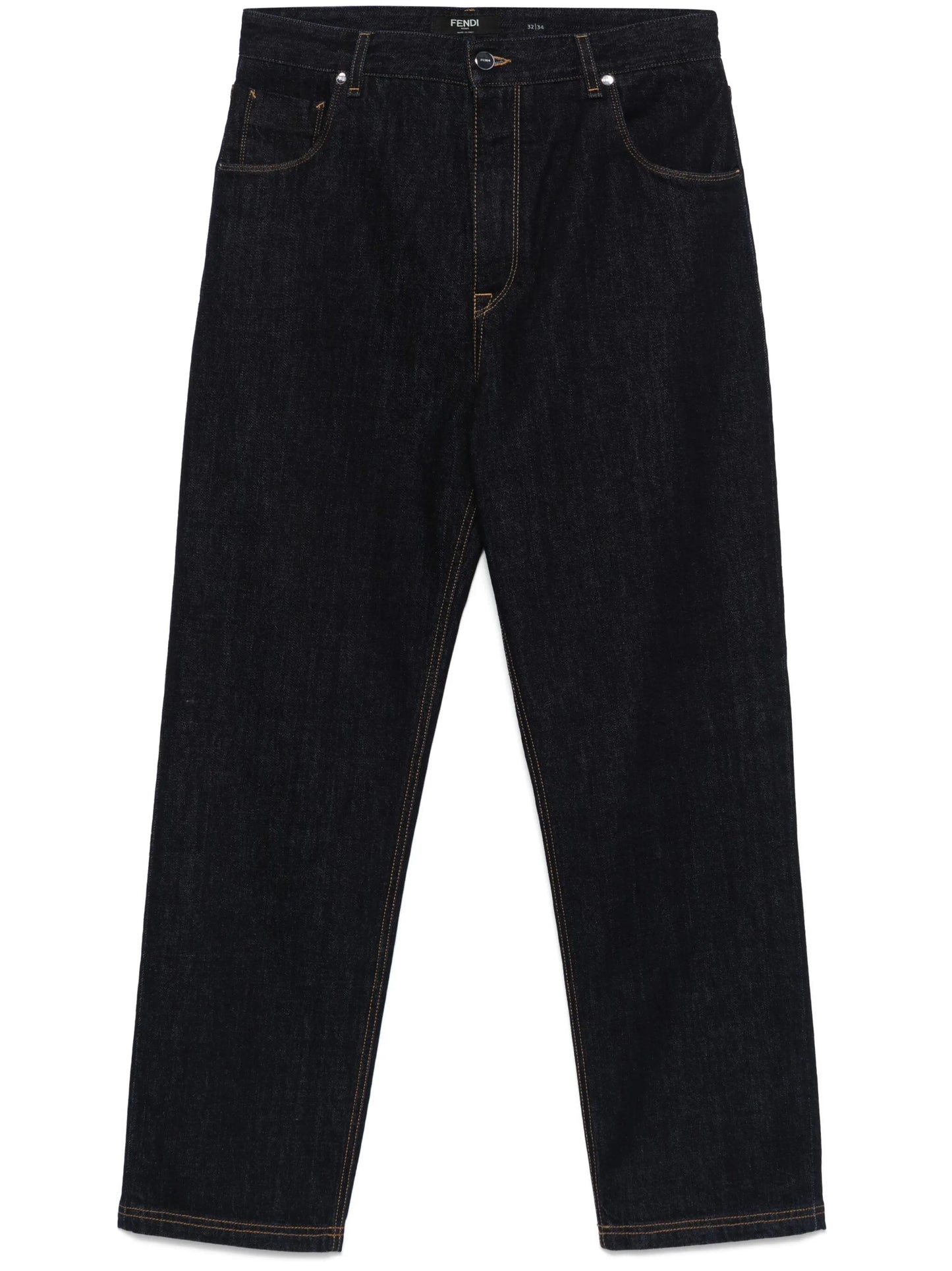 straight-leg jeans