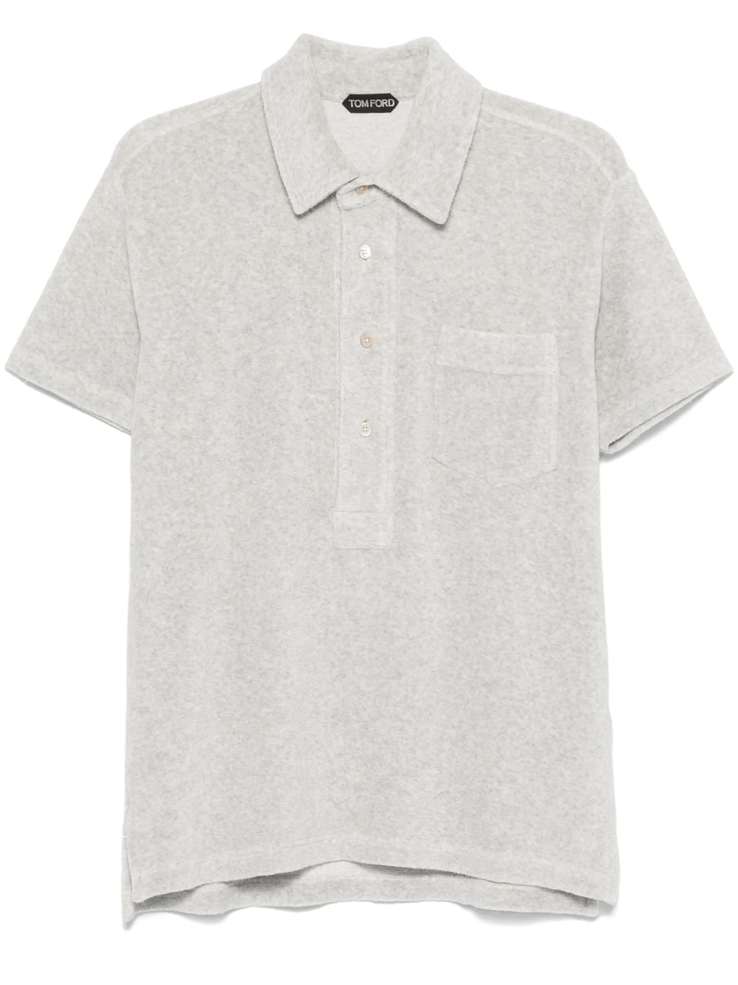 towelling polo shirt