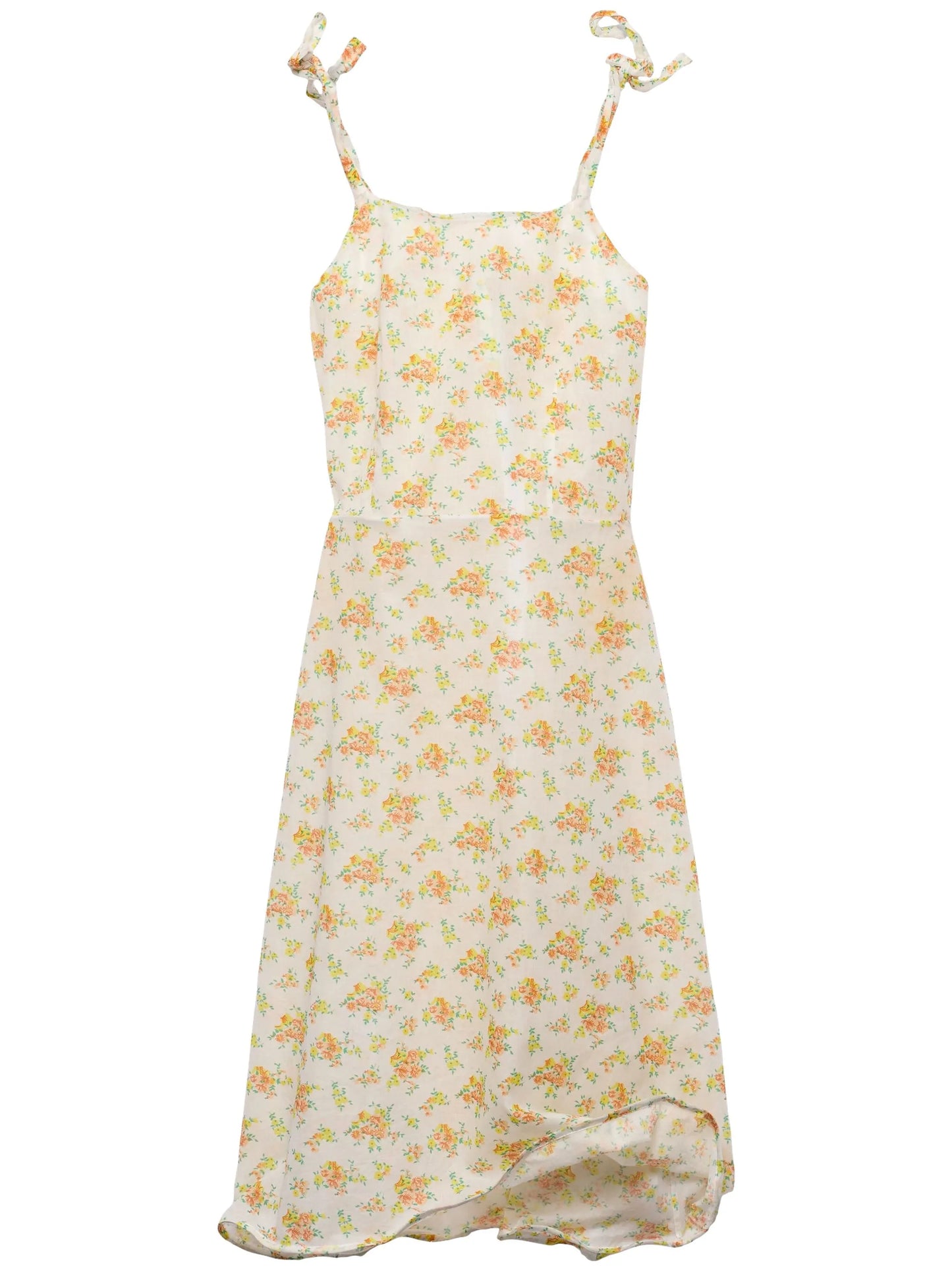 floral-print dress