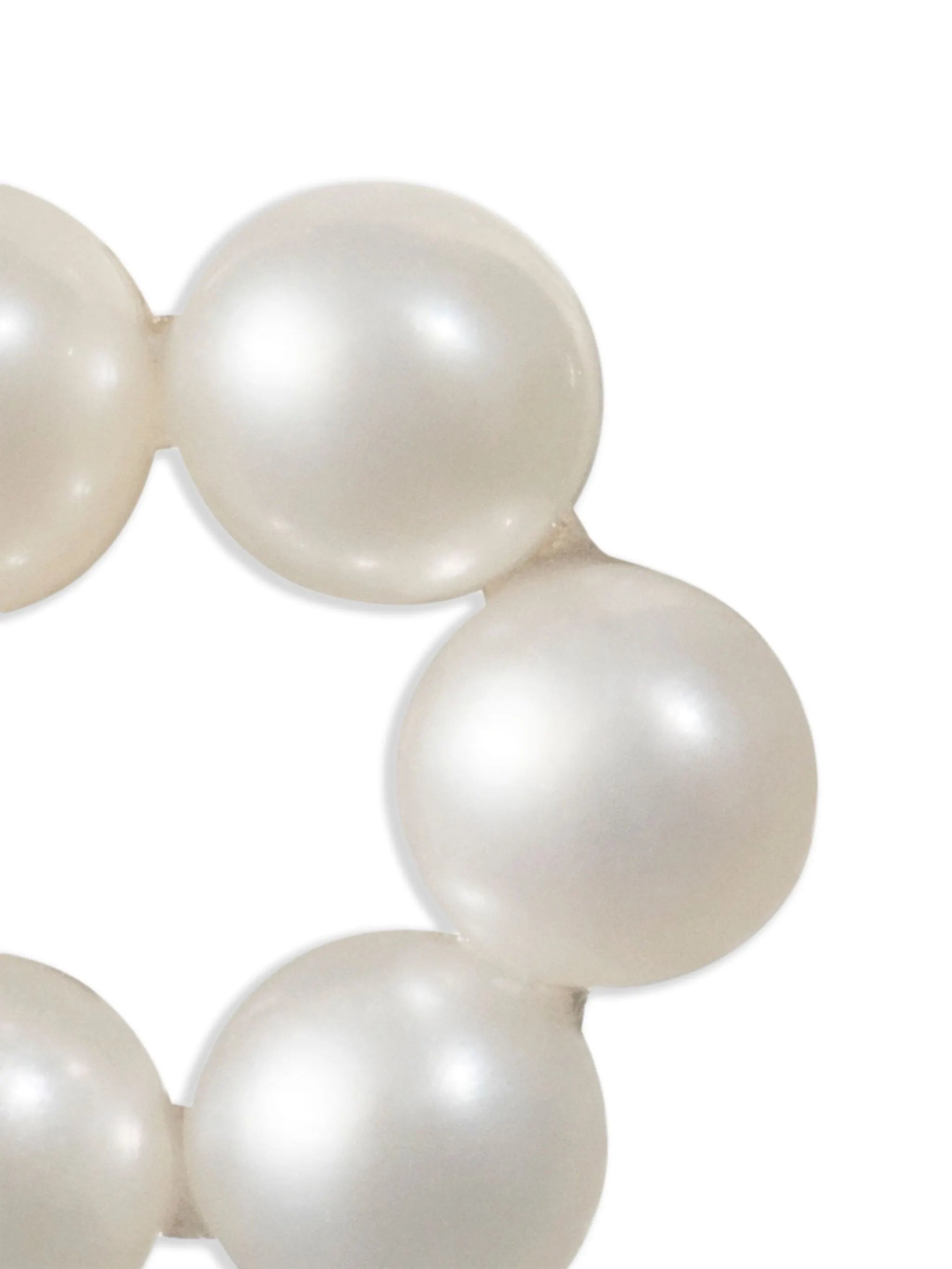 14K yellow gold Petite Luna pearls earrings