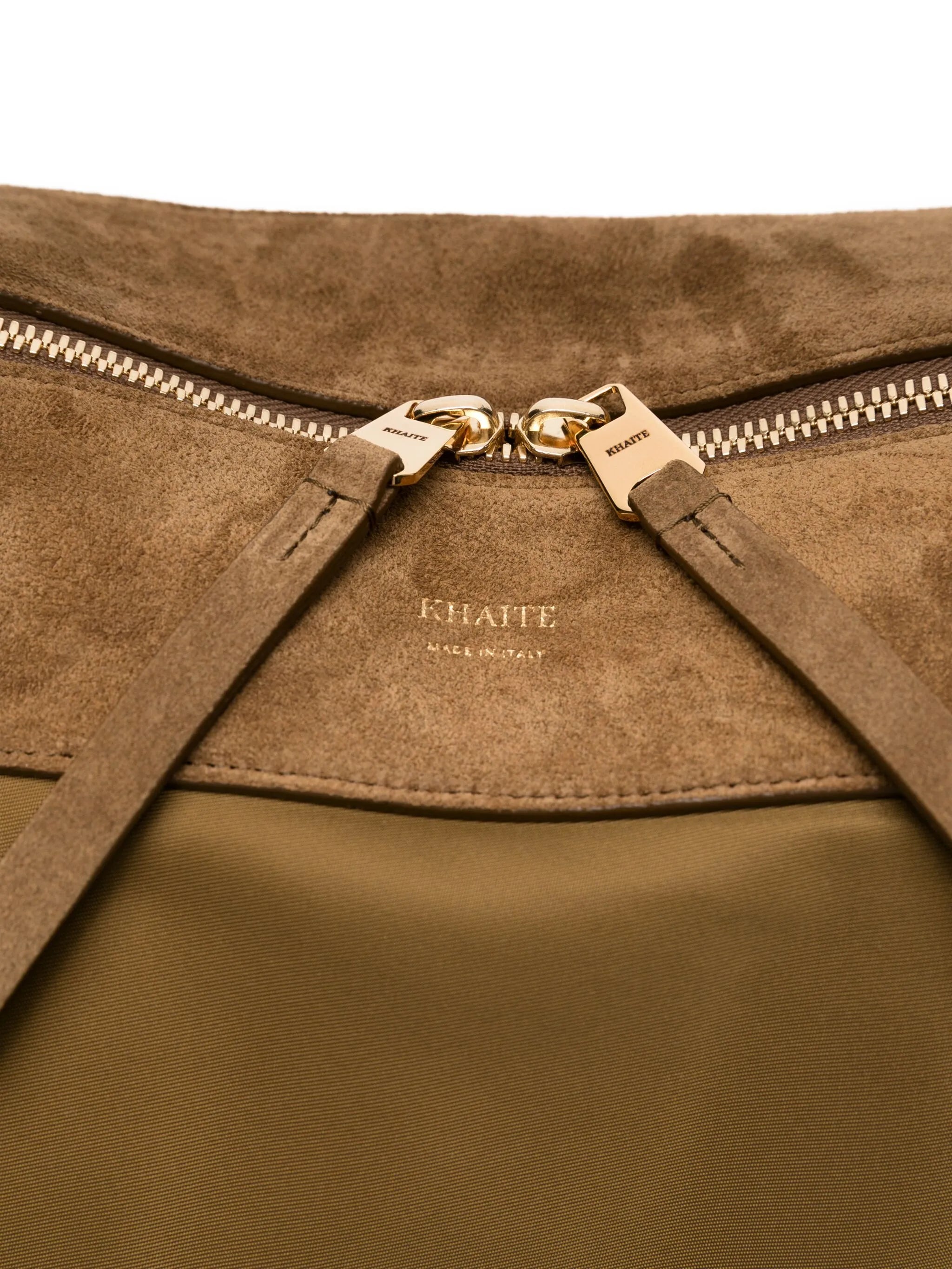 XL Olivia suede shoulder bag