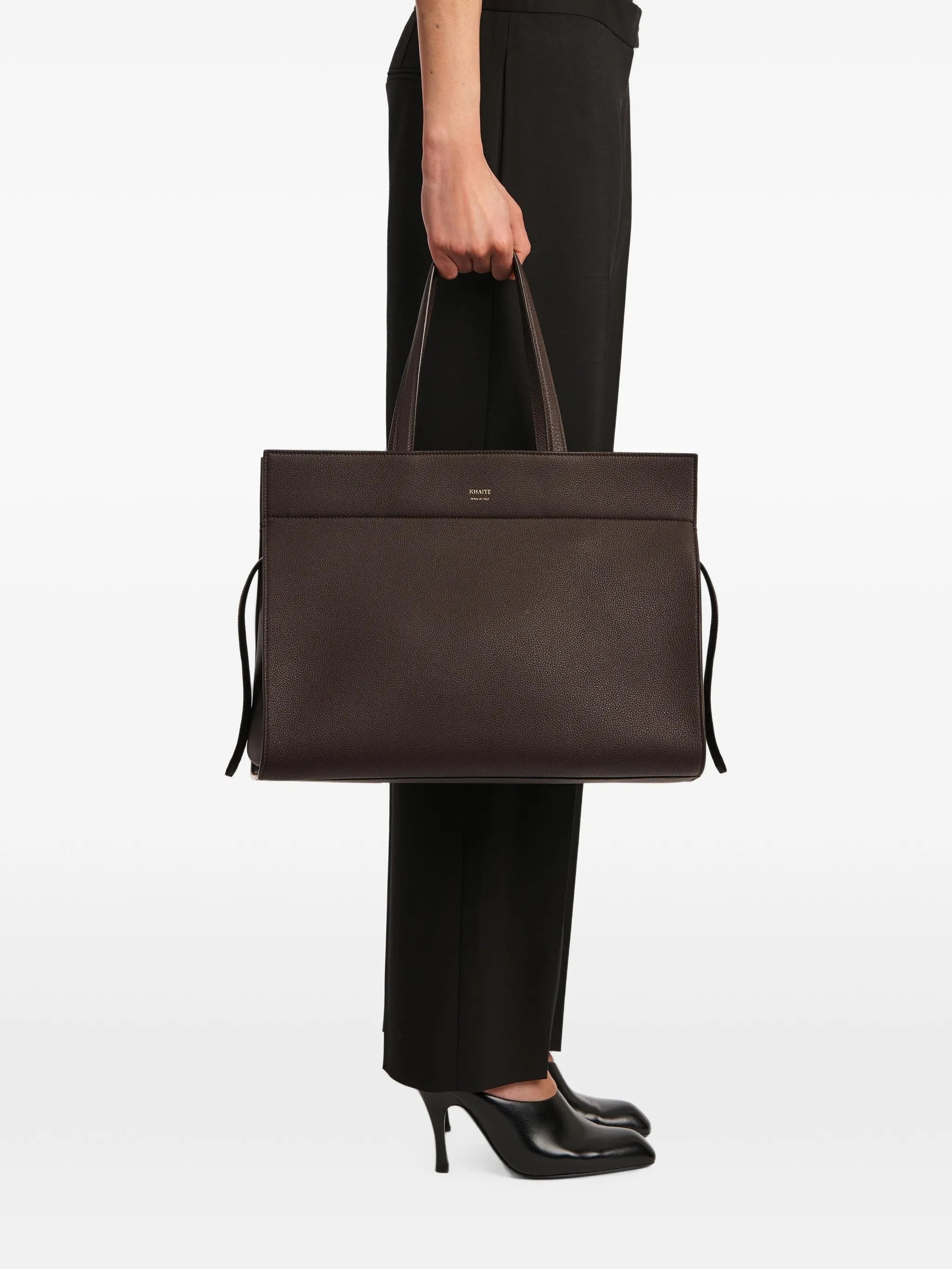 Crosby leather tote bag