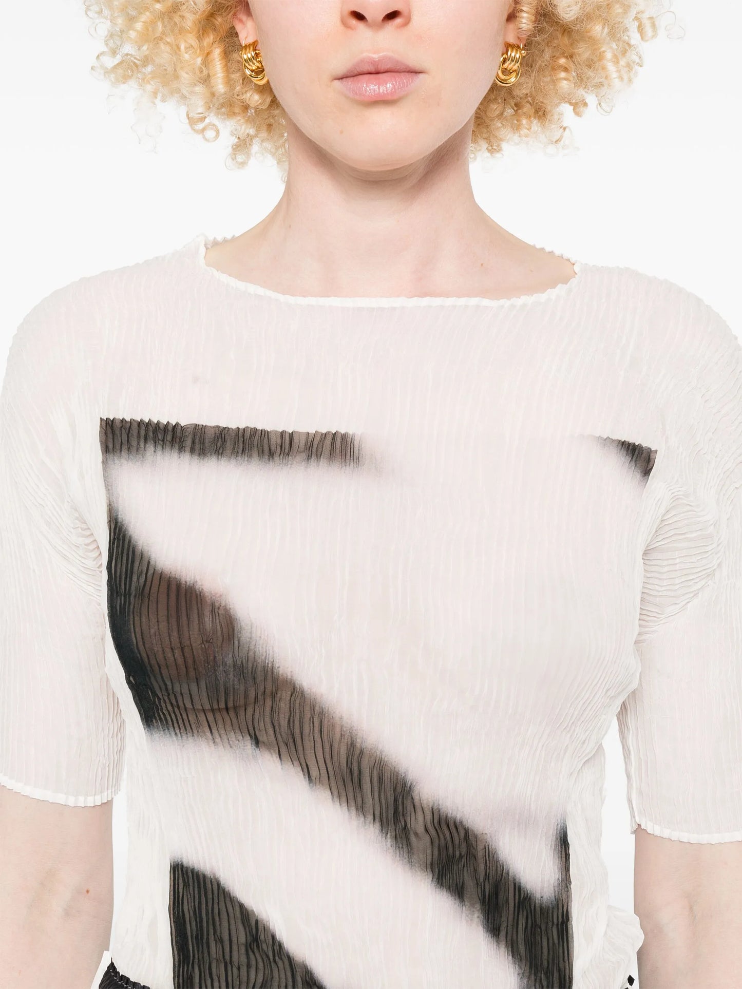 pleated top