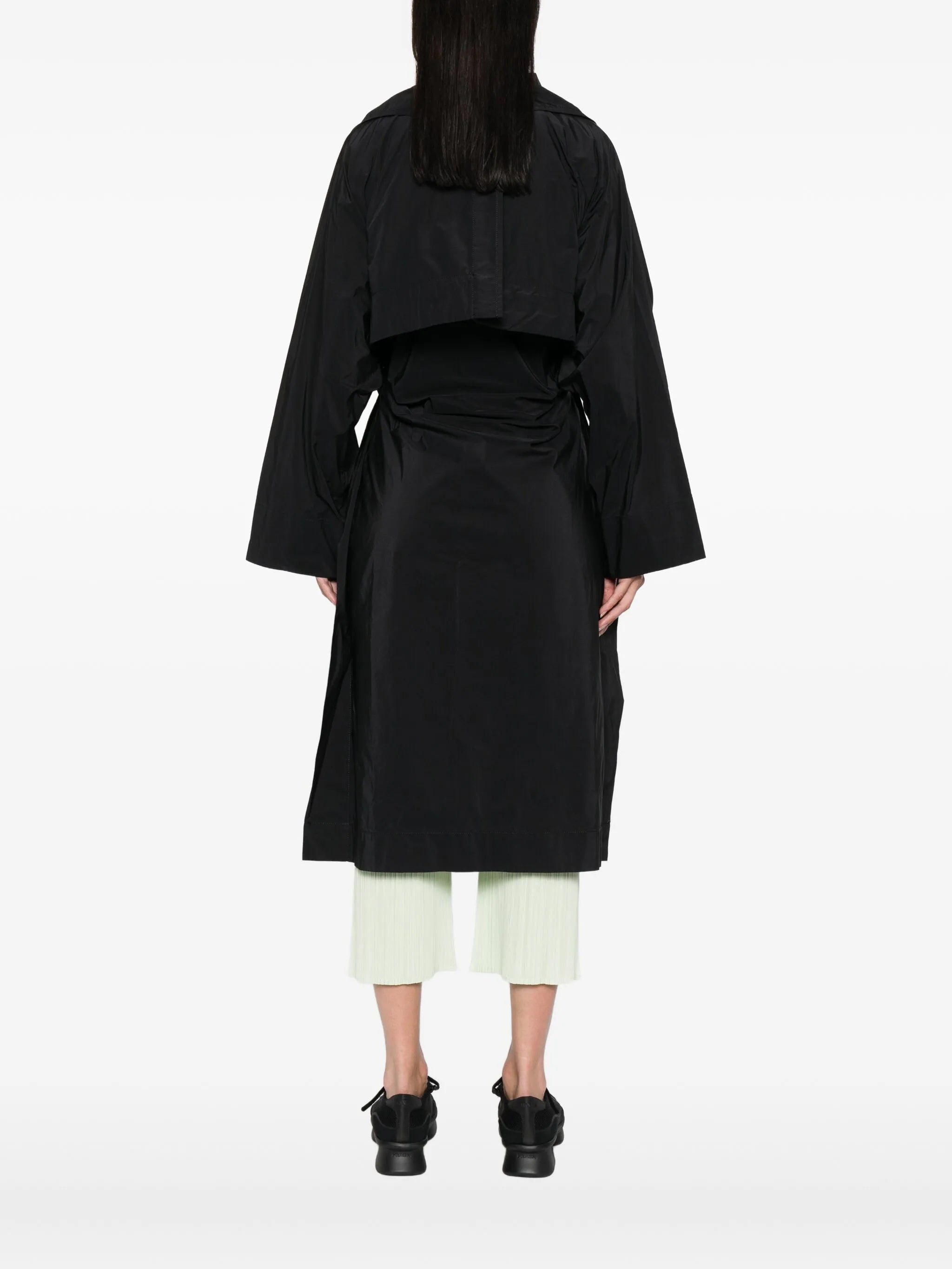 belted trench coat