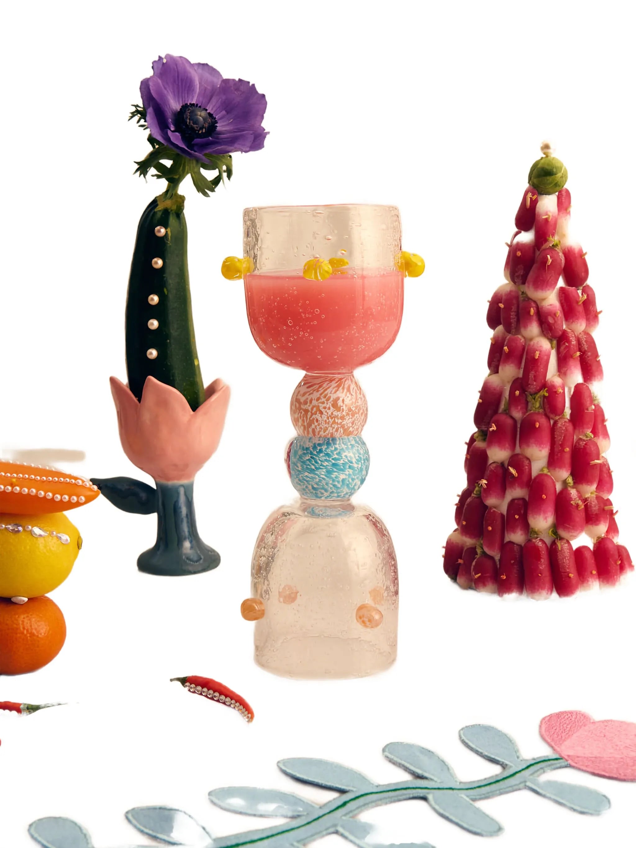 Dotty glasses (set of four)