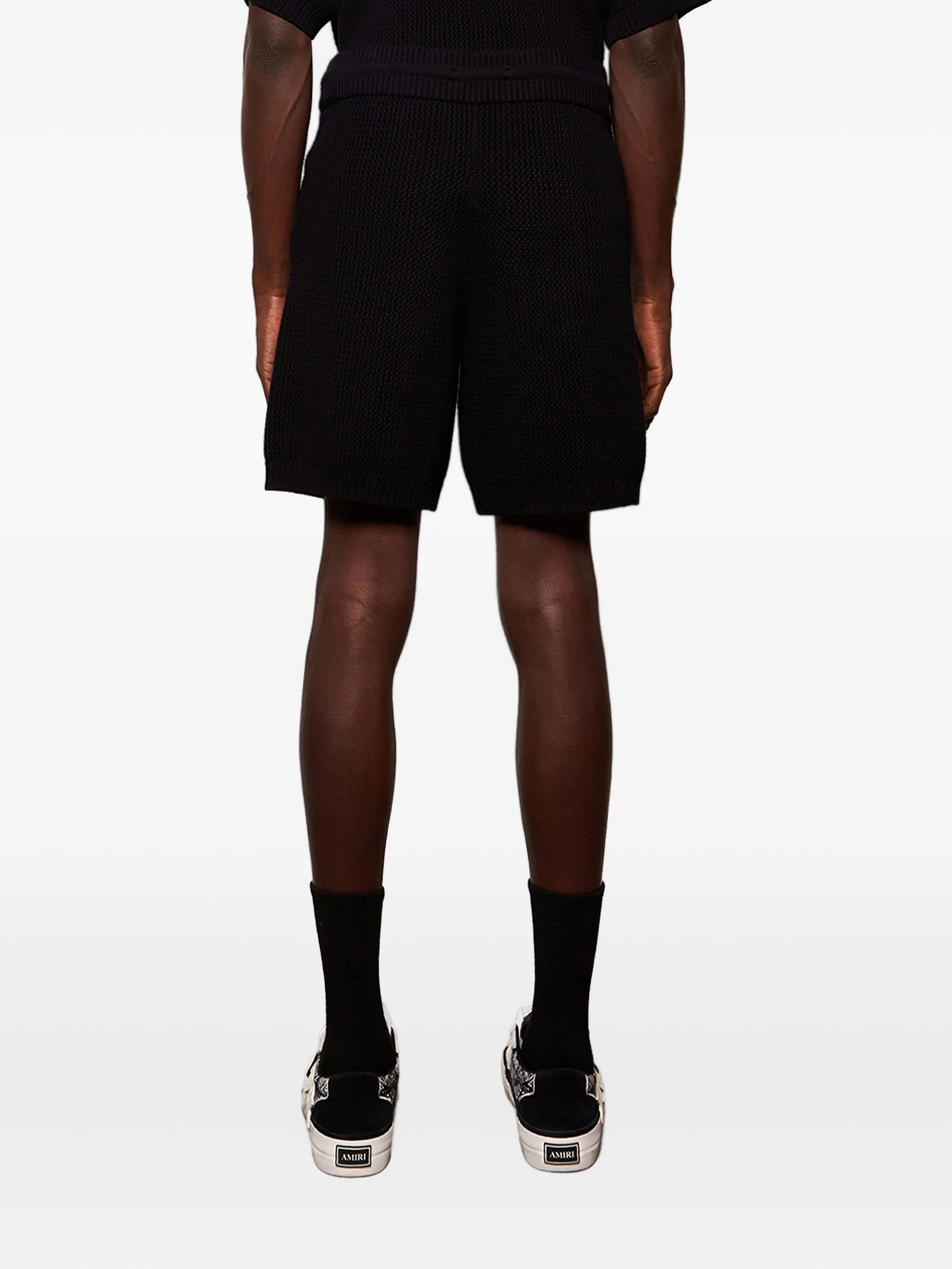 crochet-mesh shorts
